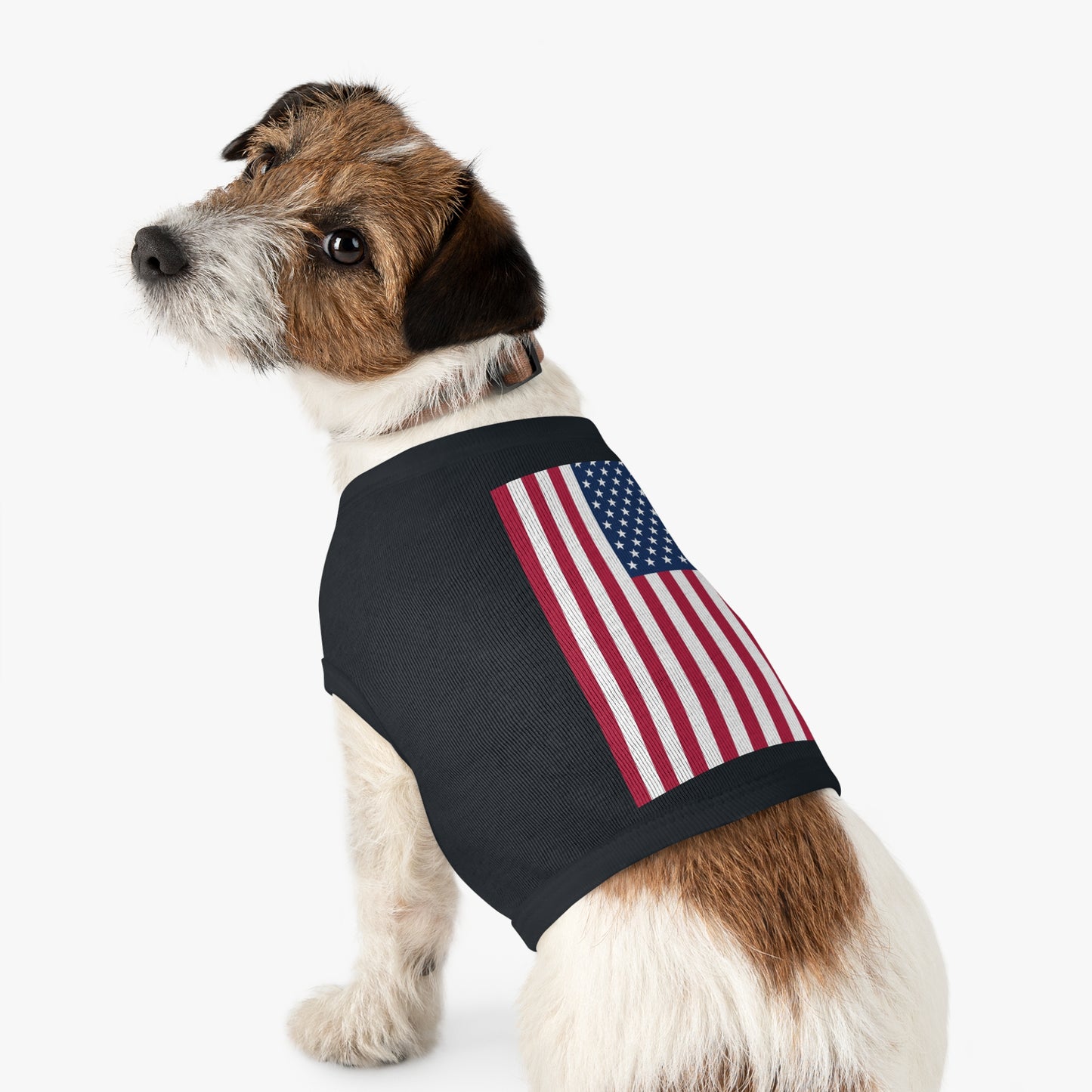 Princess Grace American Flag Pet Tank Top Comfortable Patriotic Apparel for Dogs