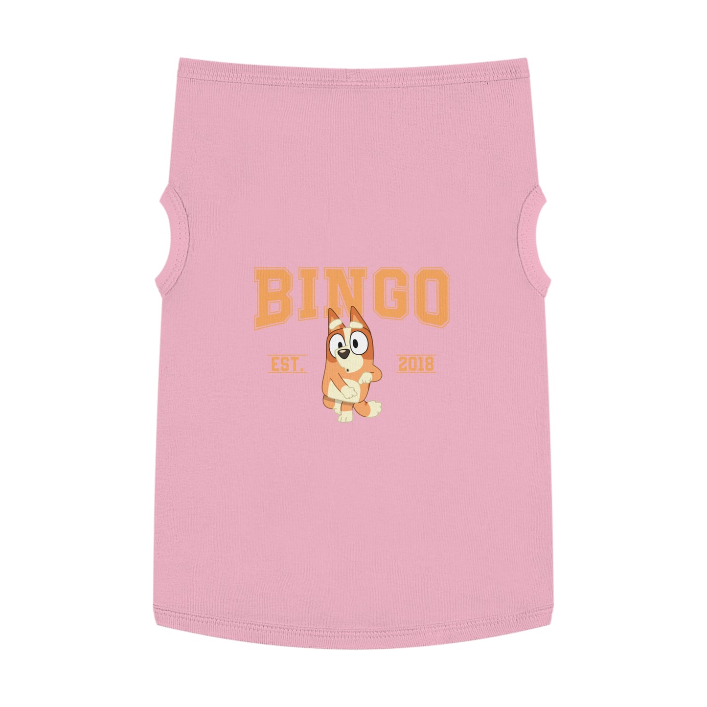 Princess Grace BLUEY Cute Pet Tank Top Bingo Design for Dogs Perfect Summer Outfit