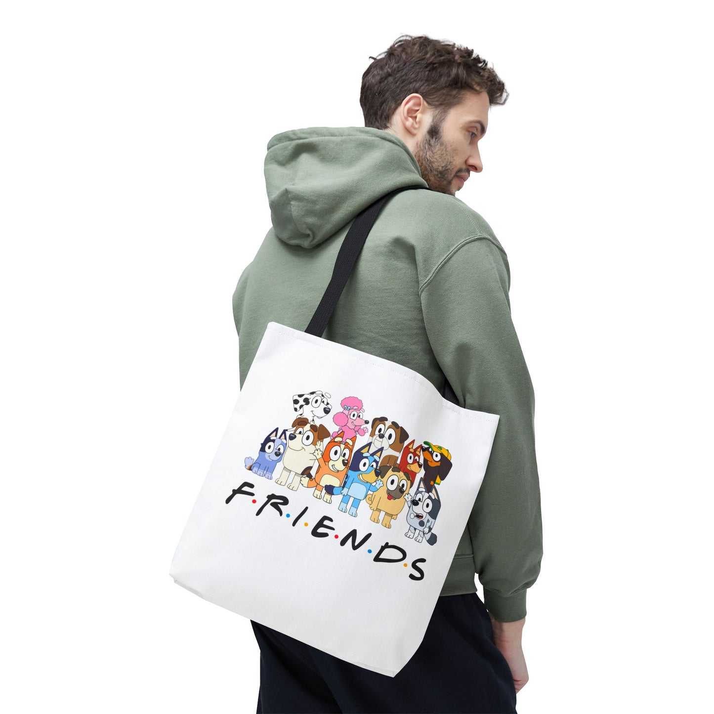 Princess Grace Cute Animal Friends Tote Bag Perfect for Dog Lovers & Friendship Gifts
