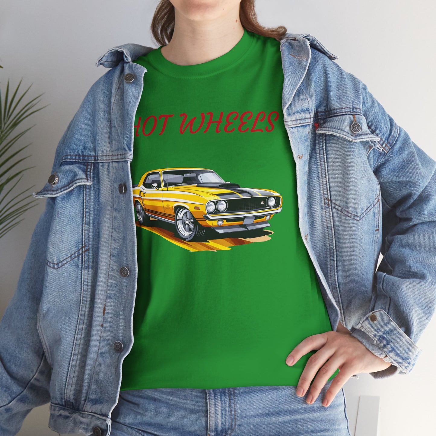 Princess Grace Vintage Hot Wheels Unisex Heavy Cotton Tee Classic Car Design