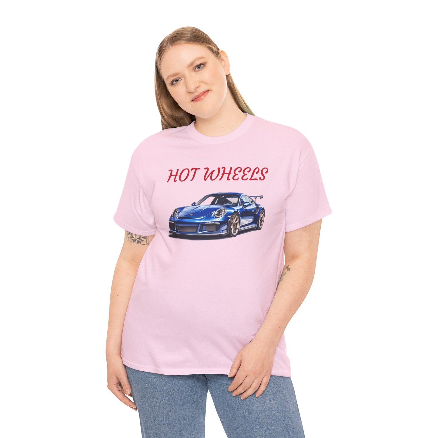 Princess Grace Cool Hot Wheels Unisex Heavy Cotton Tee Perfect Gift for Car Lovers