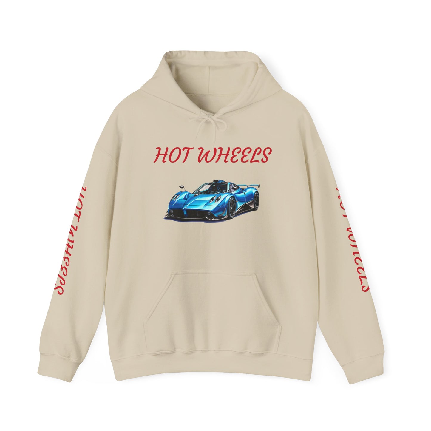 Princess Grace Unisex Heavy Blend Hot Wheels Hooded Sweatshirt Stylish Car Graphic for Auto Enthusiasts