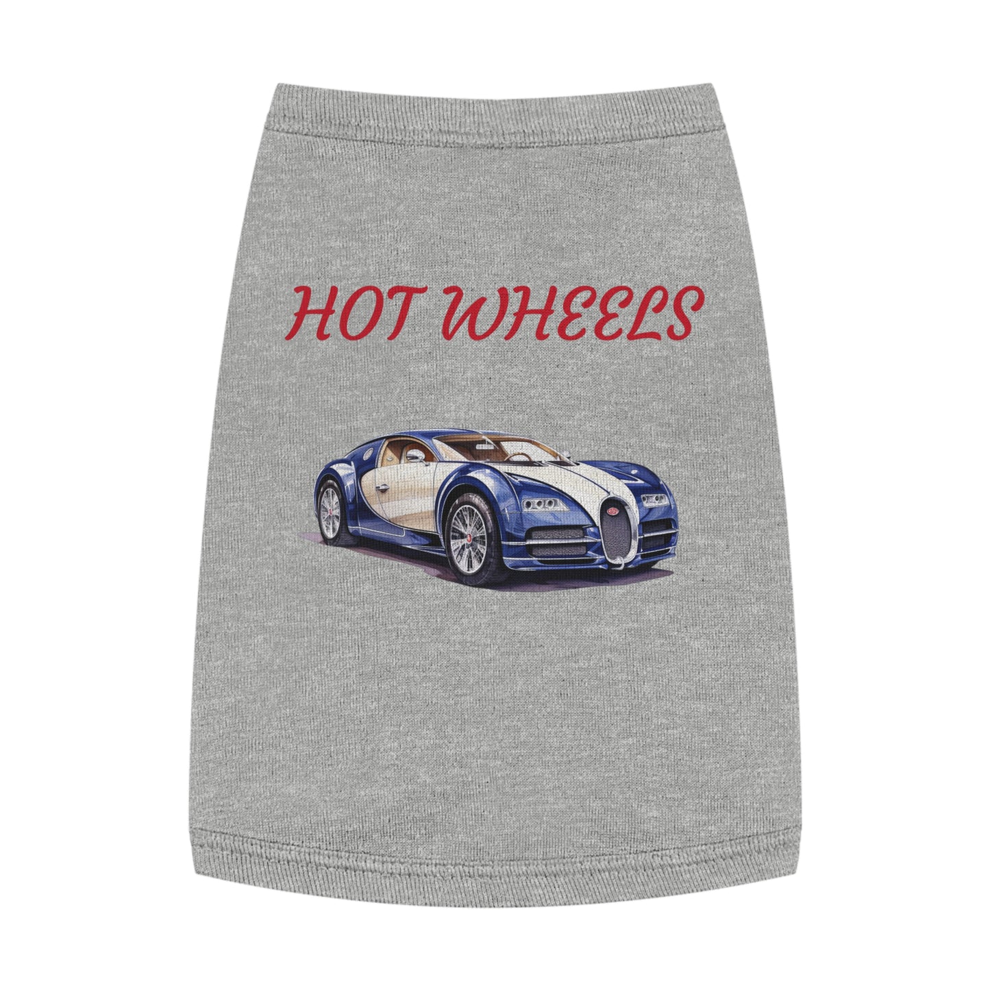 Princess Grace Hot Wheels Pet Tank Top for Car Lovers Stylish Dog Apparel