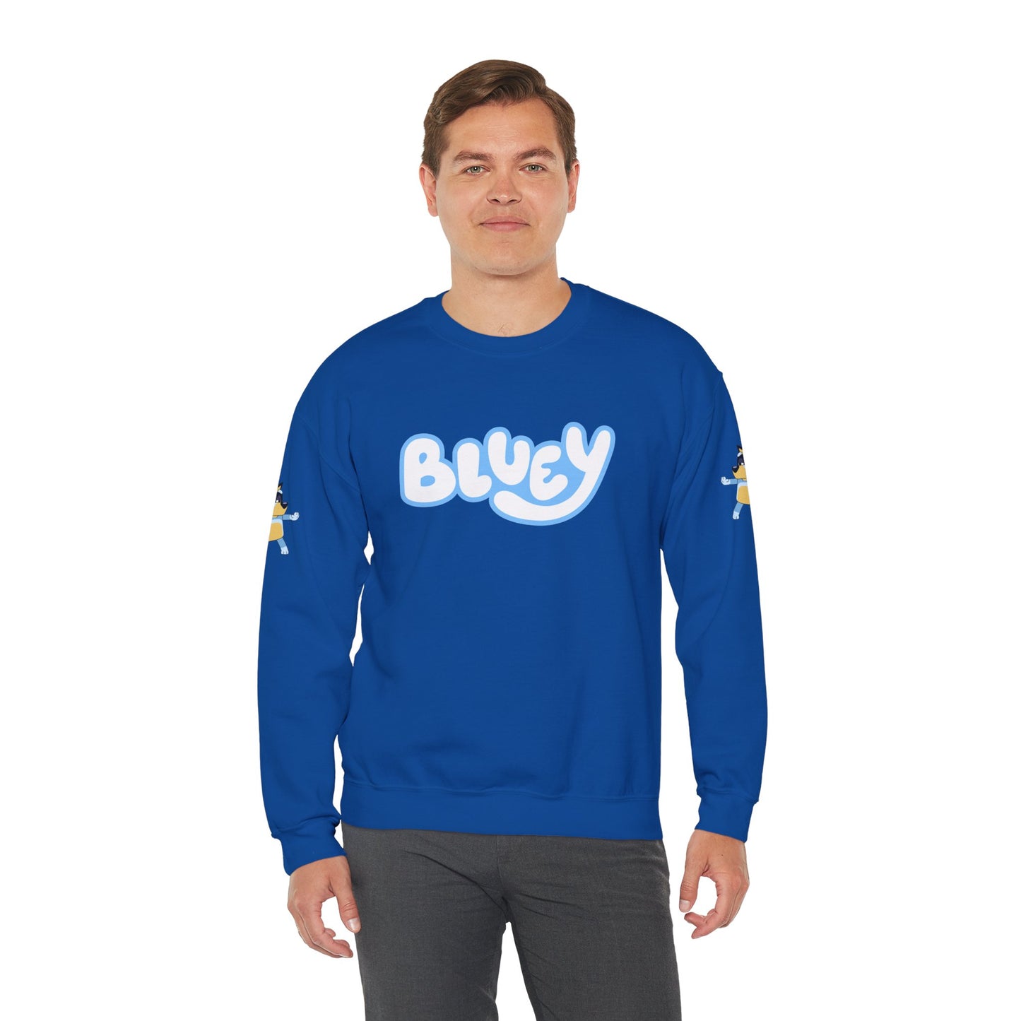 Princess Grace Bluey Crewneck Sweatshirt Cozy Unisex Pullover for Kids & Adults