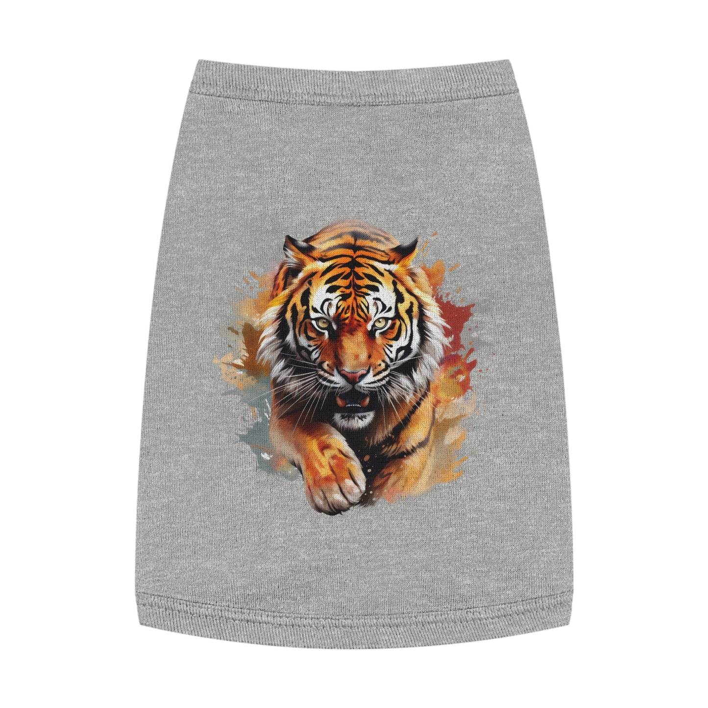 Princess Grace CUTE Wild Tiger Pet Tank Top Stylish Animal Print for Trendy Pets