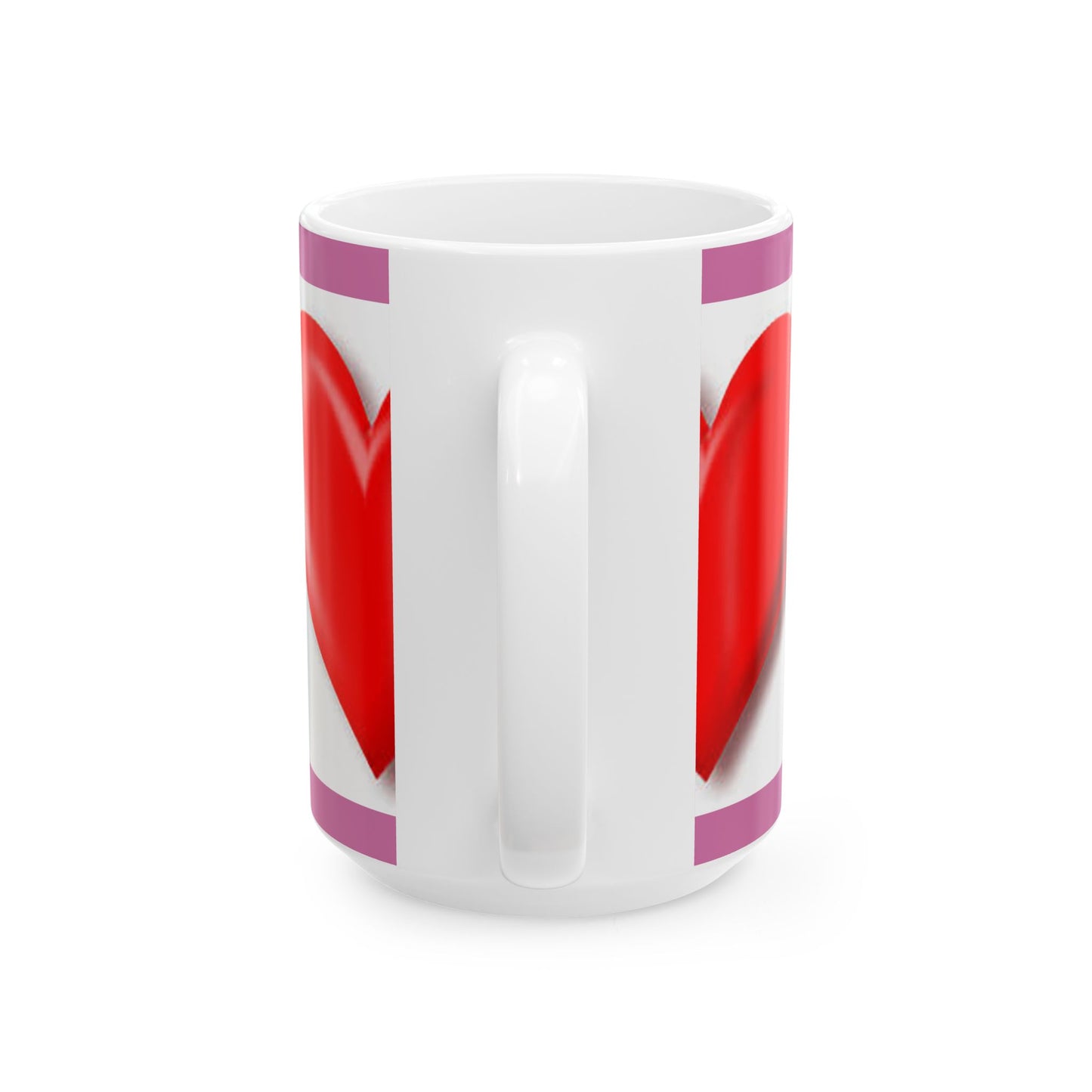 Princess Grace Heart Design Ceramic Mug Perfect Gift for Valentine's Day & Love Enthusiasts