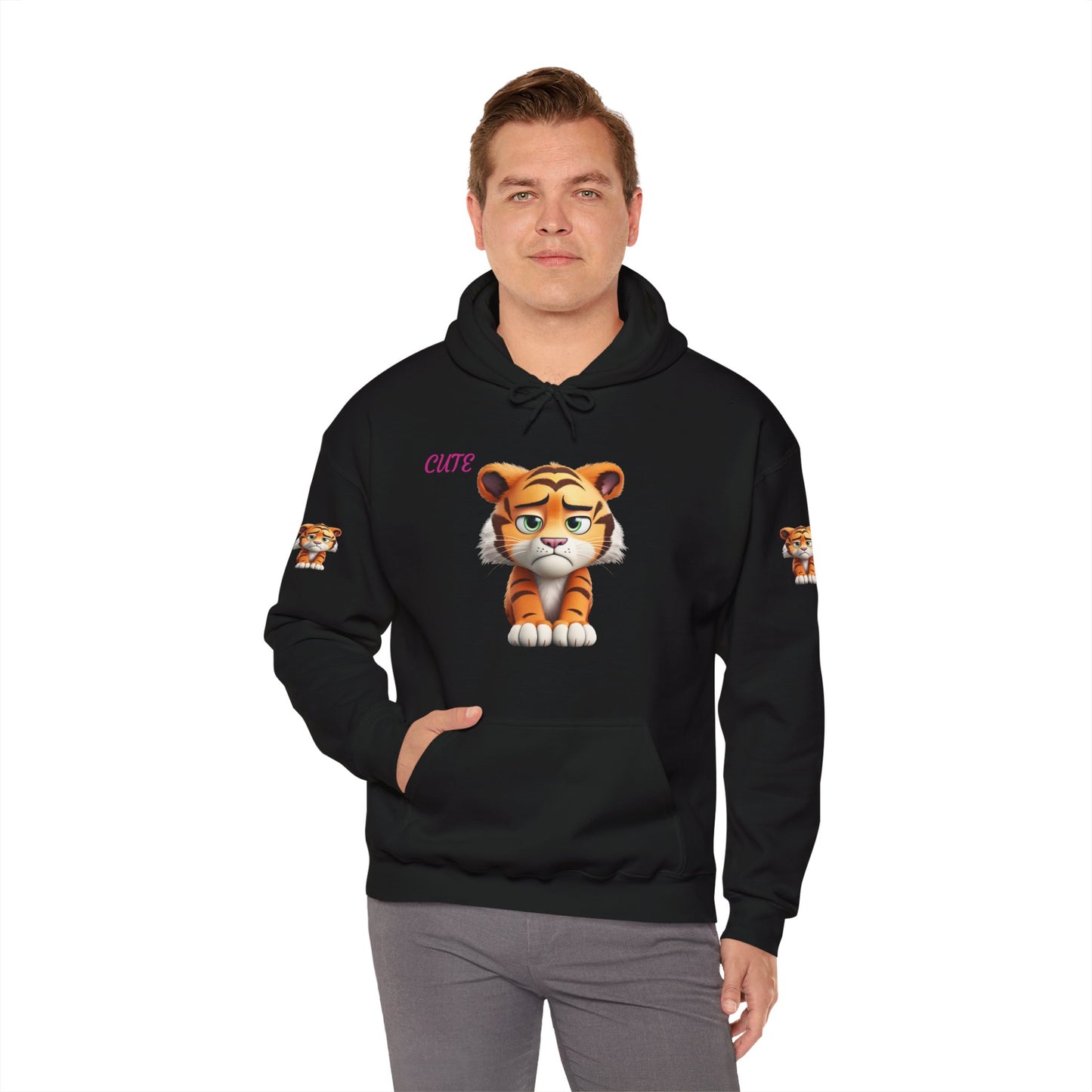 Princess Grace Cute Tiger Graphic Unisex Hoodie