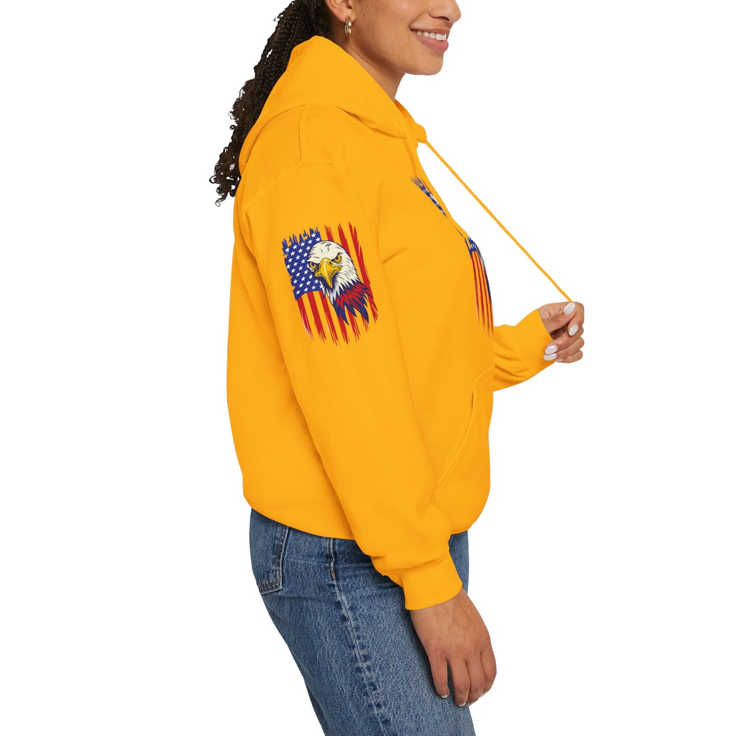 Princess Grace Patriotic Eagle Unisex Heavy Blend Hoodie