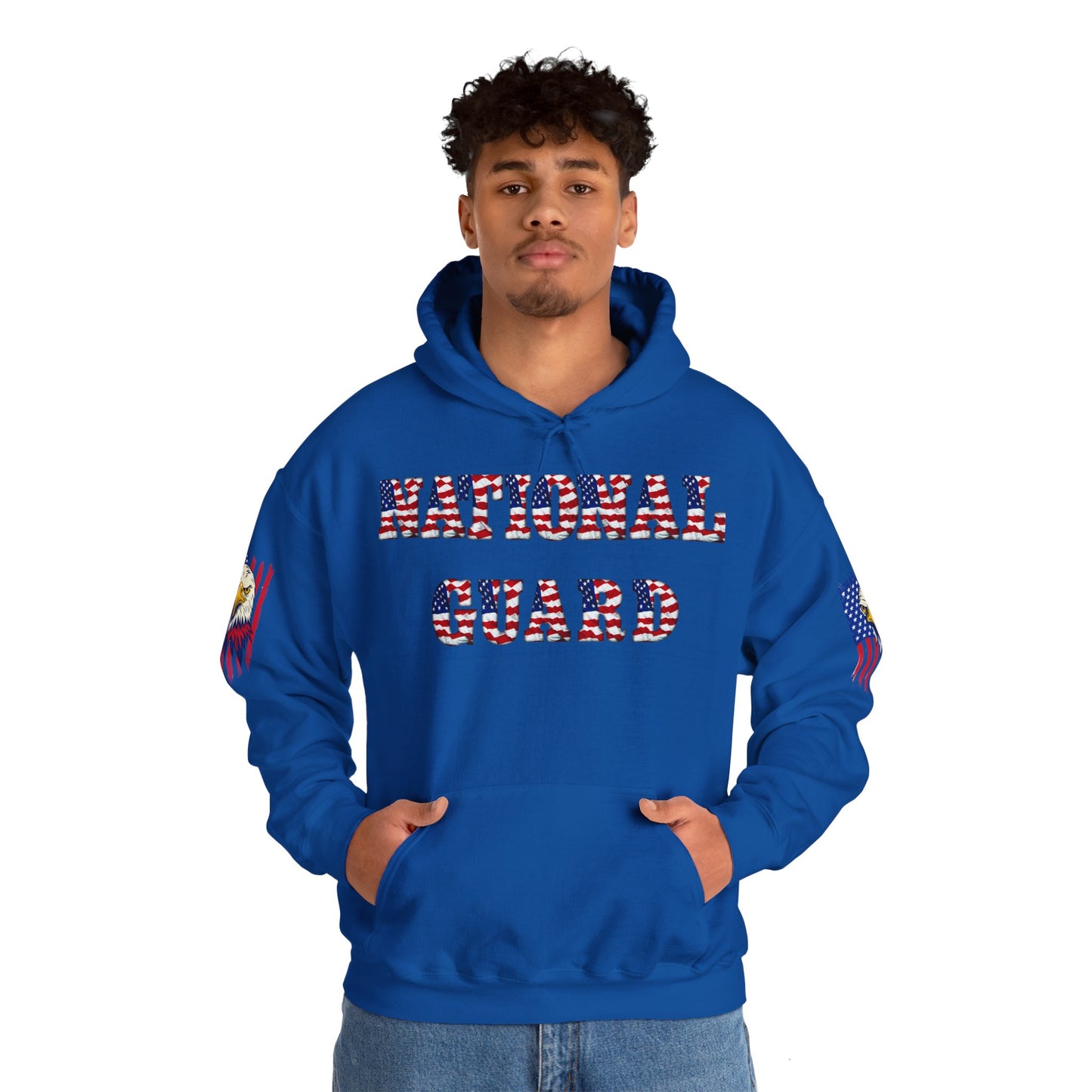 Princess Grace National Guard Patriotic Hoodie Unisex Heavy Blend Sweatshirt