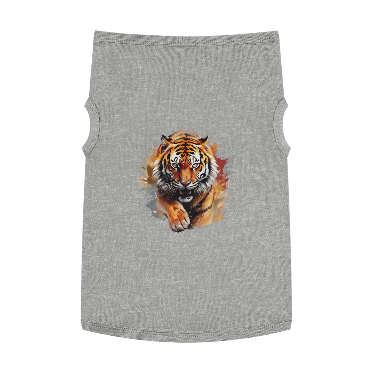 Princess Grace CUTE Wild Tiger Pet Tank Top Stylish Animal Print for Trendy Pets