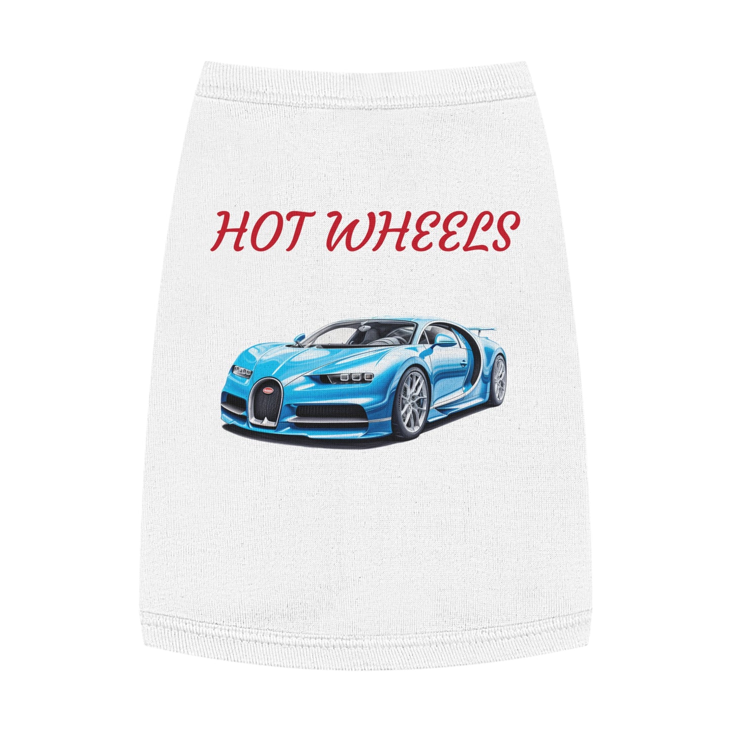 Princess Grace Hot Wheels Pet Tank Top Sporty Style for Car Lovers