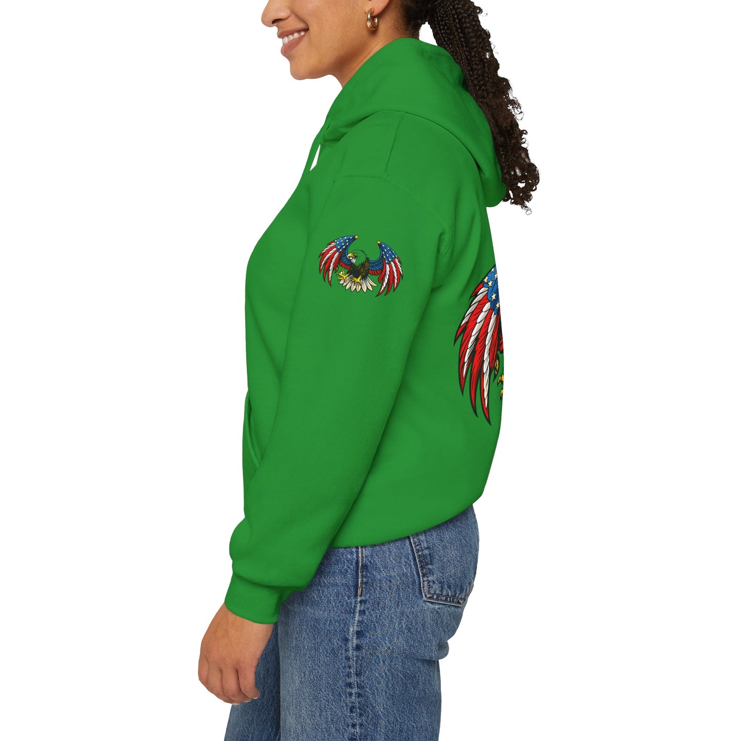 Princess Grace American Eagle Emblem Patriotic Unisex Hoodie