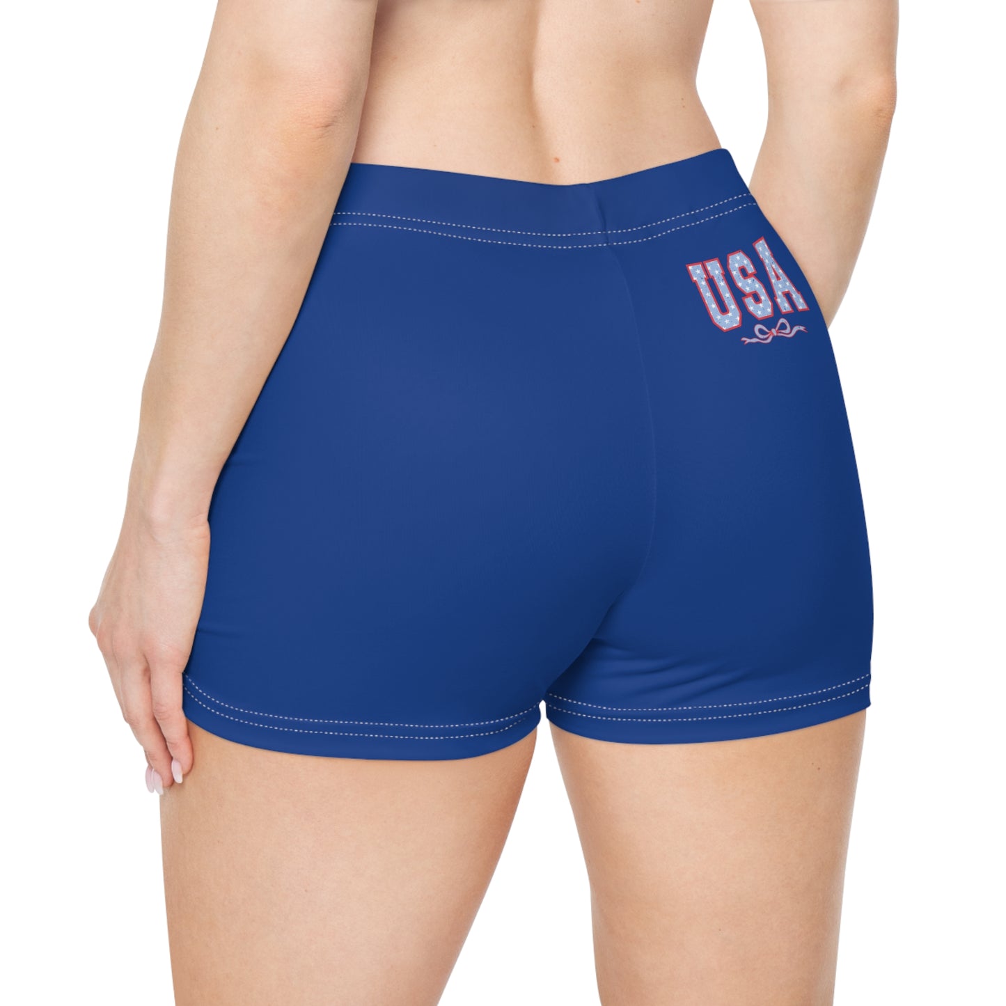 Princess Grace Patriotic Women's USA Shorts Perfect for Summer Celebrations