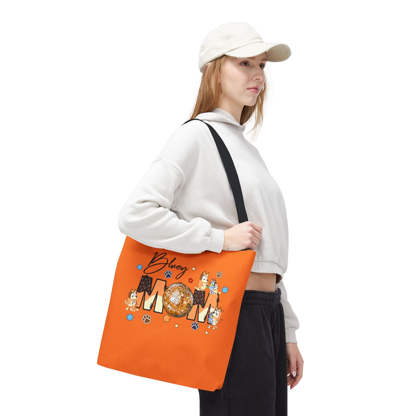 Princess Grace Chic Bluey Mom Tote Bag Stylish Dog-Themed Accessory for Pet Lovers