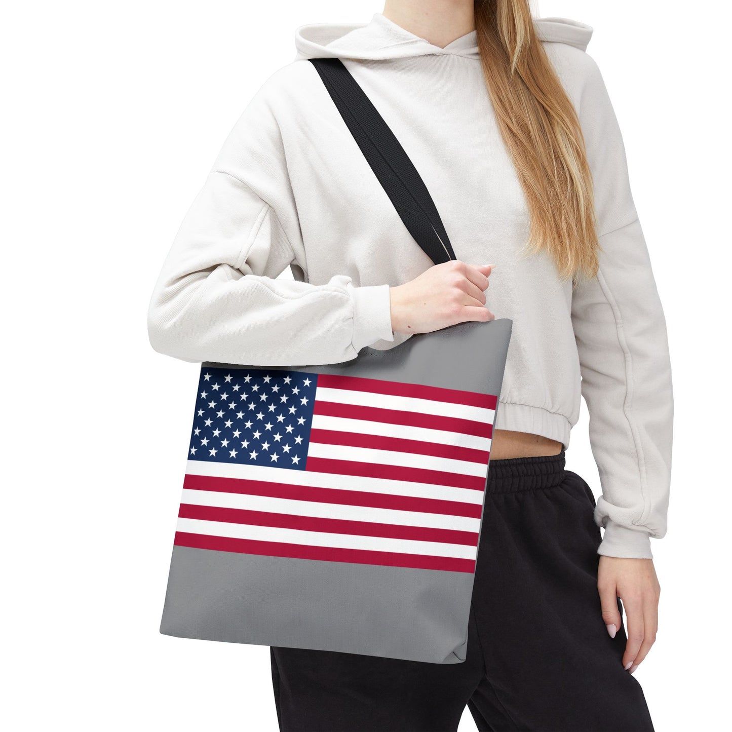 Princess Grace Patriotic American Flag Tote Bag Perfect for Independence Day & Everyday Use