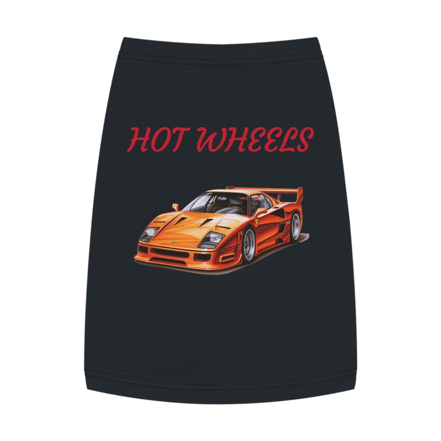 Princess Grace Hot Wheels Cool Car Pet Tank Top Design for Stylish Pets