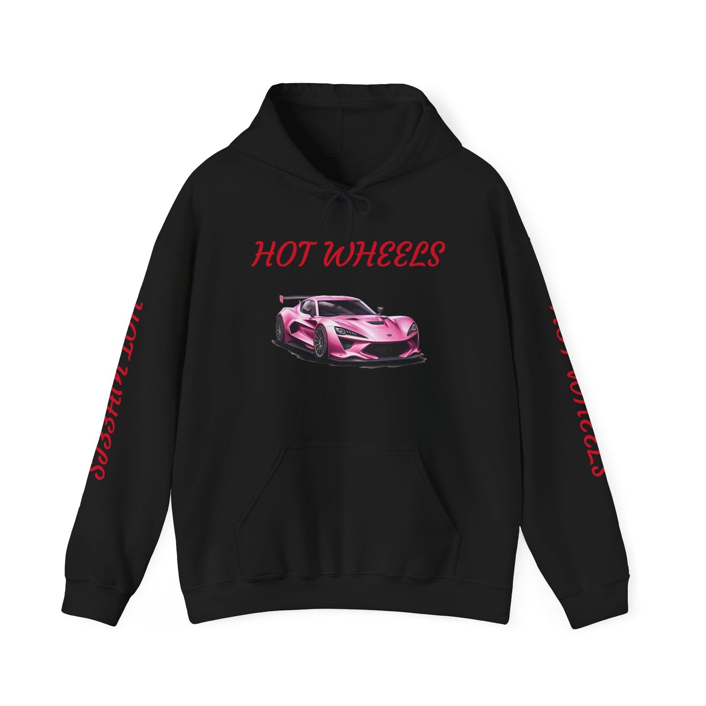 Princess Grace Hot Wheels Unisex Hoodie Stylish Pink Racing Car Design