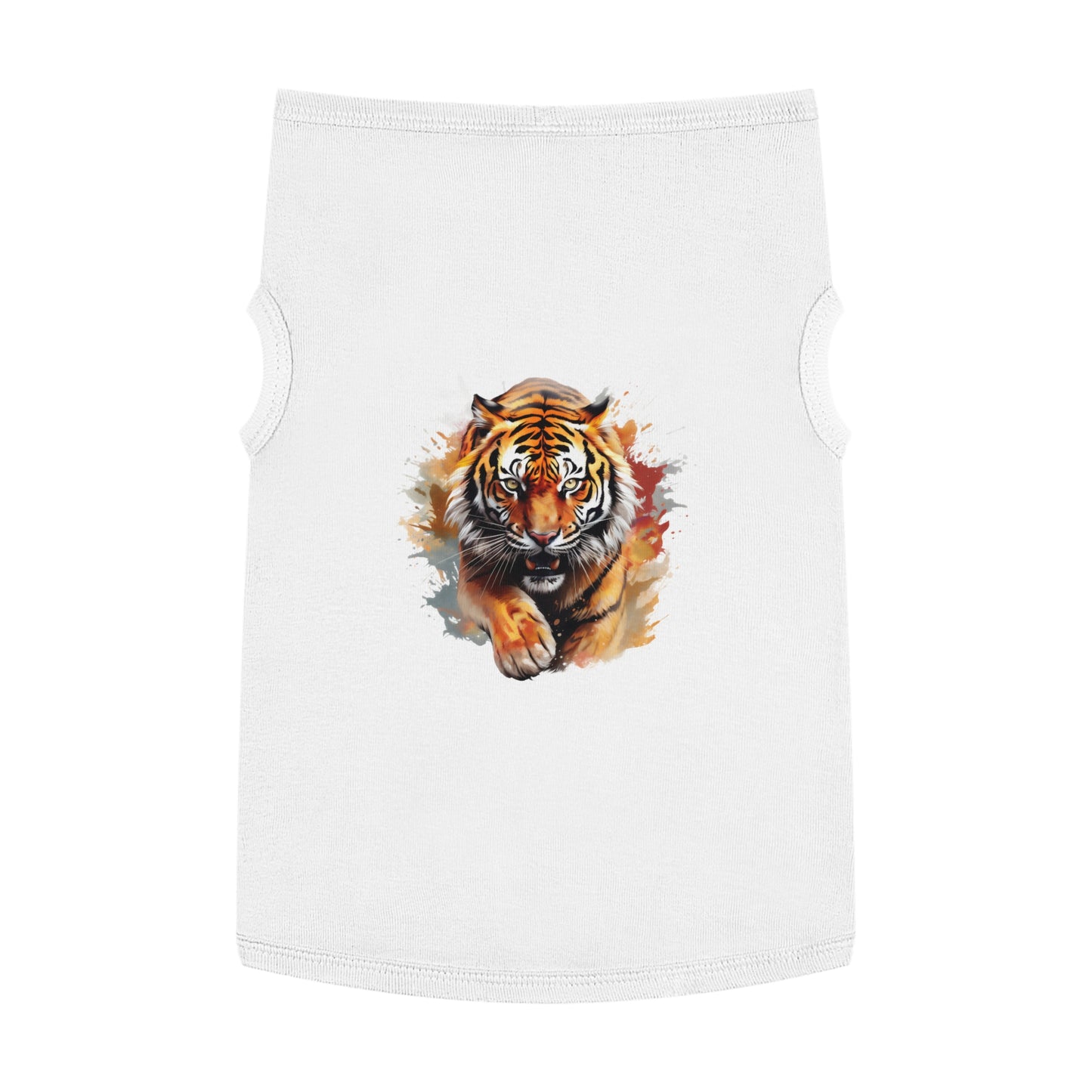 Princess Grace CUTE Wild Tiger Pet Tank Top Stylish Animal Print for Trendy Pets