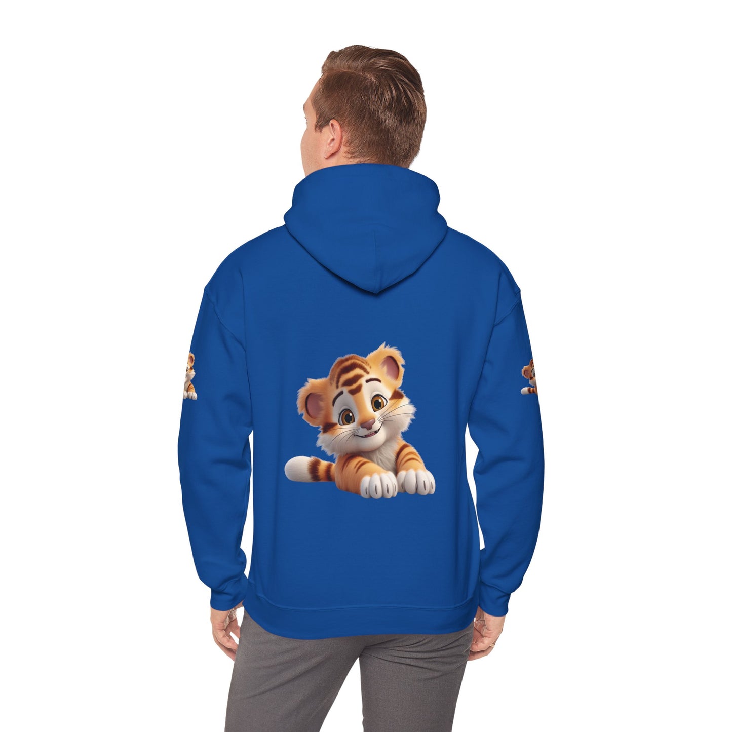 Princess Grace Cute Tiger Design Unisex Heavy Blend Hooded Sweatshirt