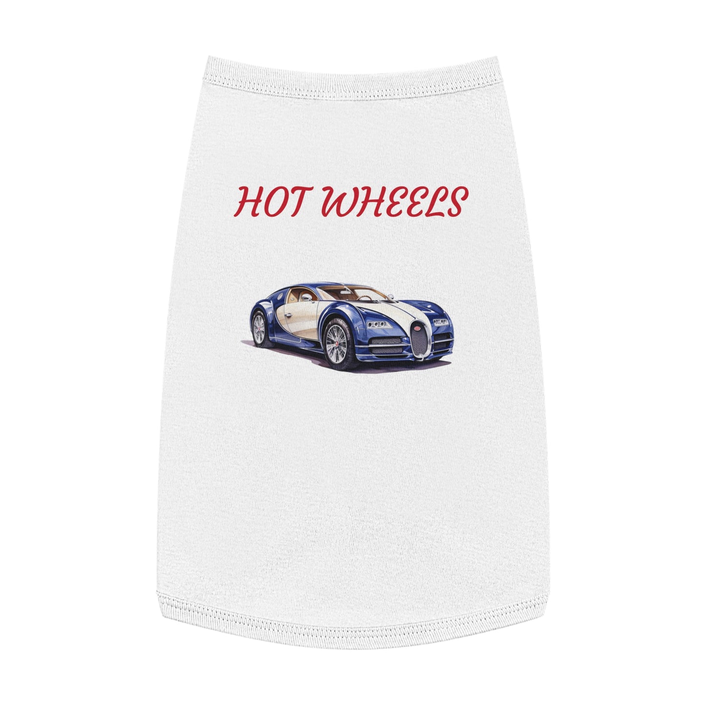 Princess Grace Hot Wheels Pet Tank Top for Car Lovers Stylish Dog Apparel