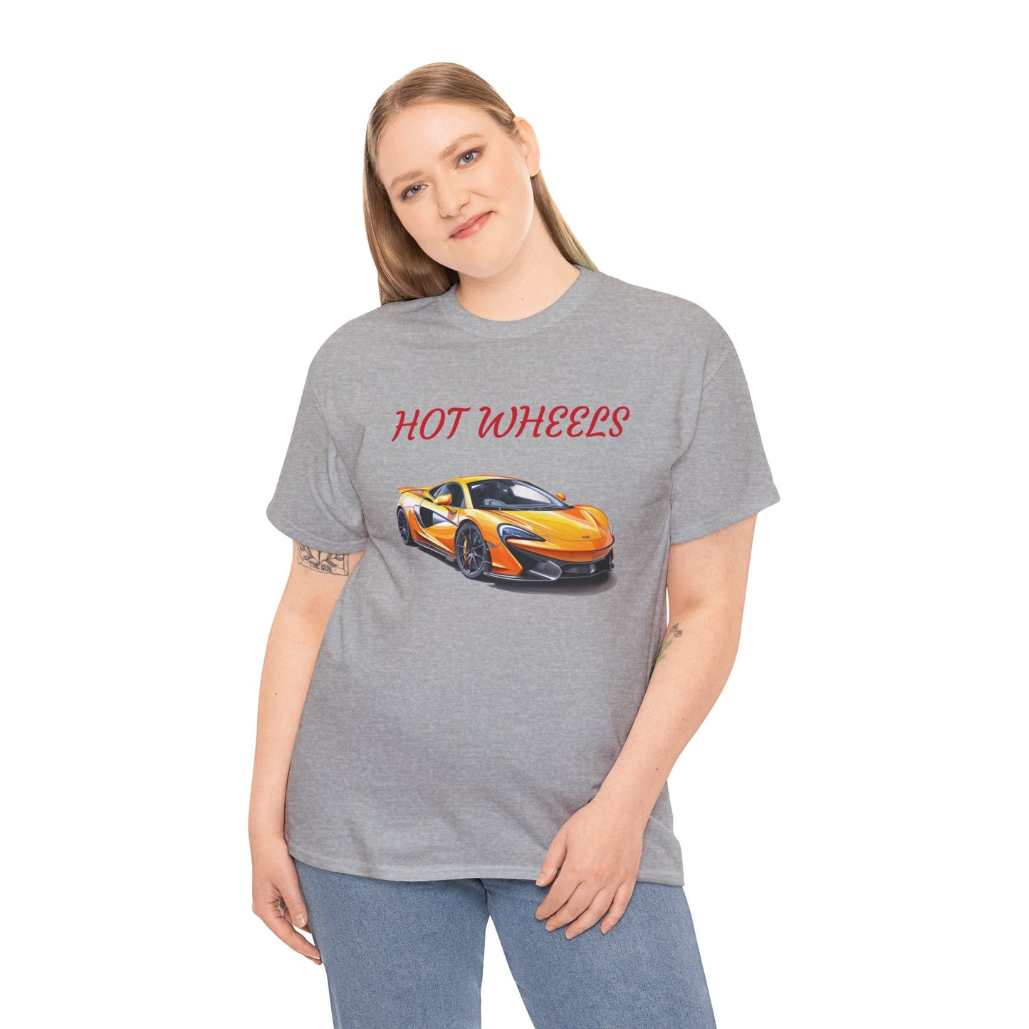 Princess Grace Hot Wheels Unisex Heavy Cotton Tee Perfect Gift for Car Enthusiasts