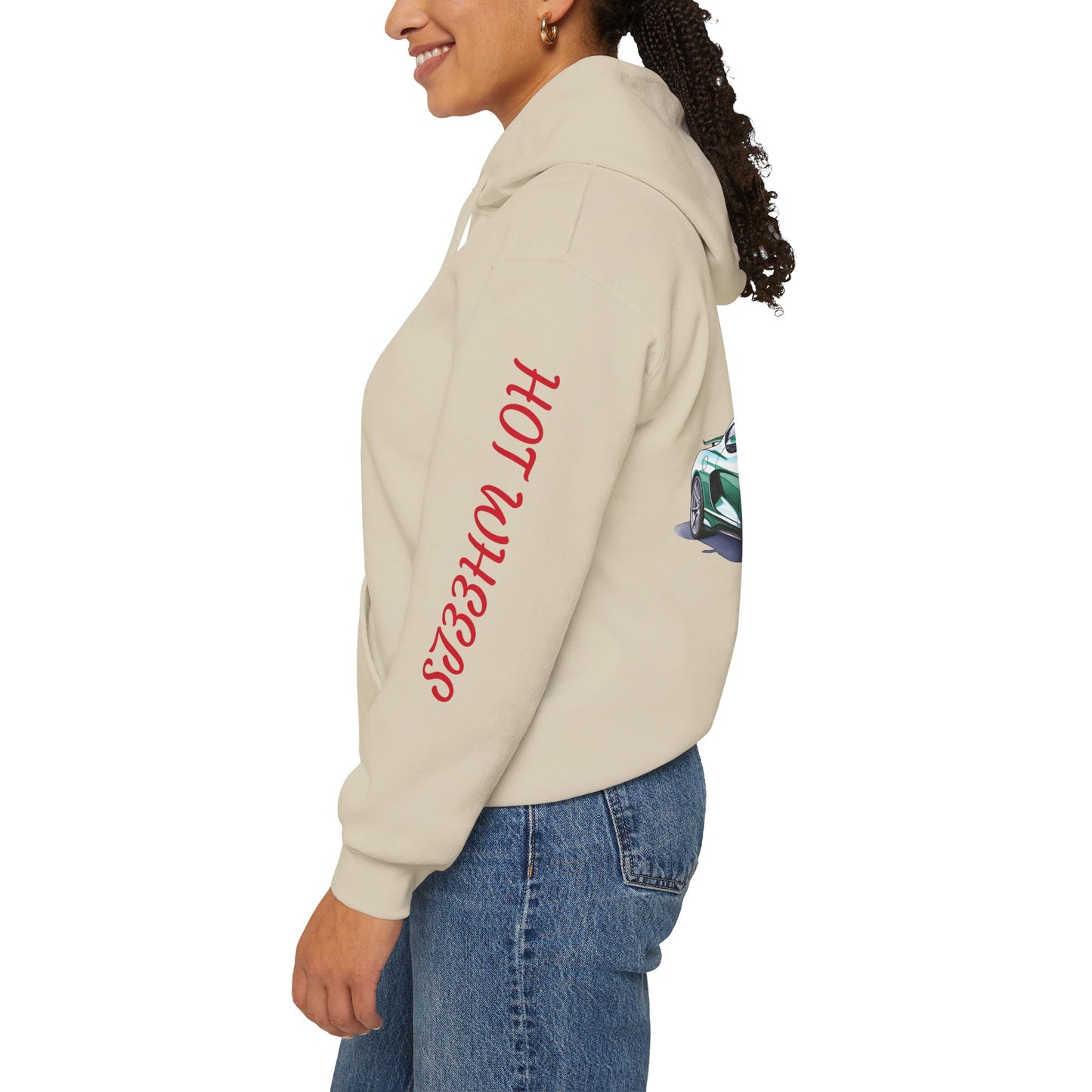 Princess Grace Hot Wheels Automotive Hoodie for Car Enthusiasts Unisex Heavy Blend Sweatshirt