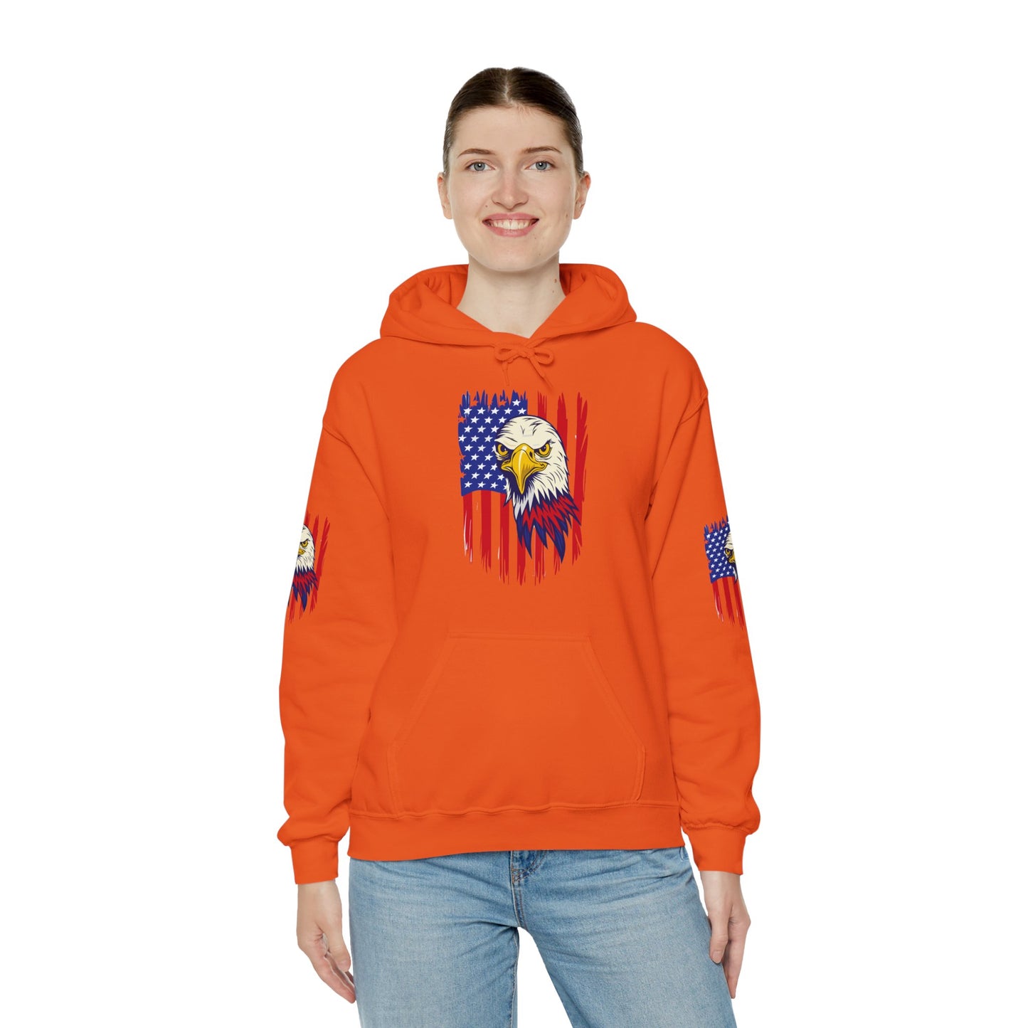 Princess Grace Patriotic Eagle Unisex Heavy Blend Hoodie