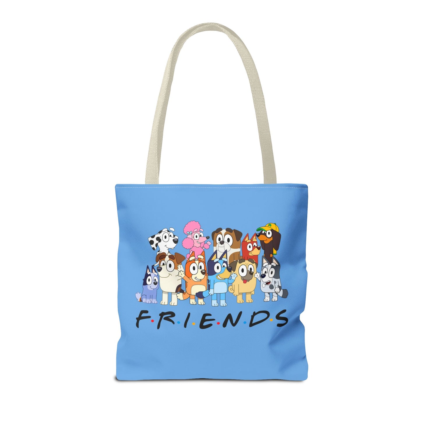 Princess Grace Bluey Cute Cartoon Friends Tote Bag Perfect for Animal Lovers