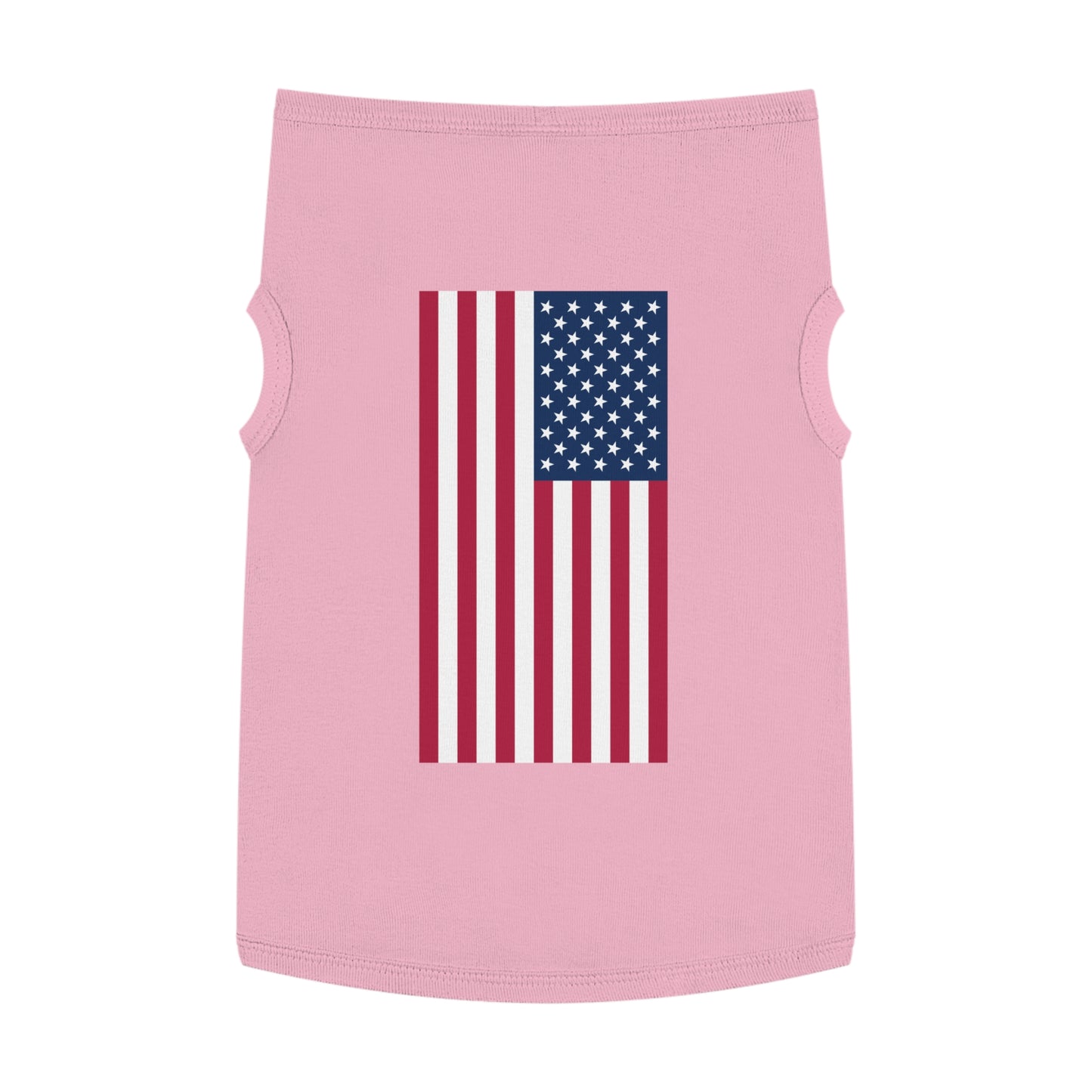 Princess Grace American Flag Pet Tank Top Comfortable Patriotic Apparel for Dogs