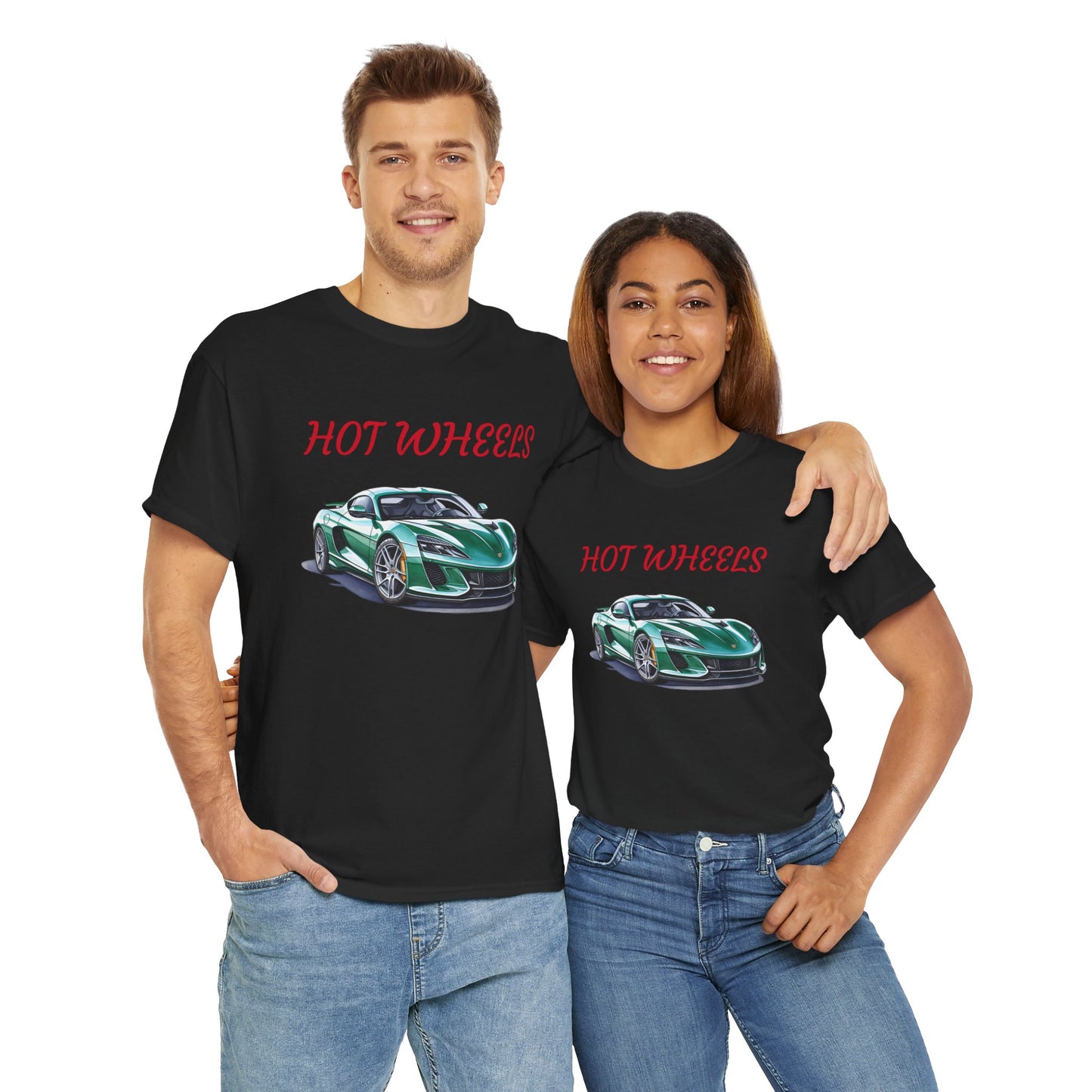 Princess Grace Hot Wheels Unisex Heavy Cotton Tee Car Lovers T-Shirt for Enthusiasts