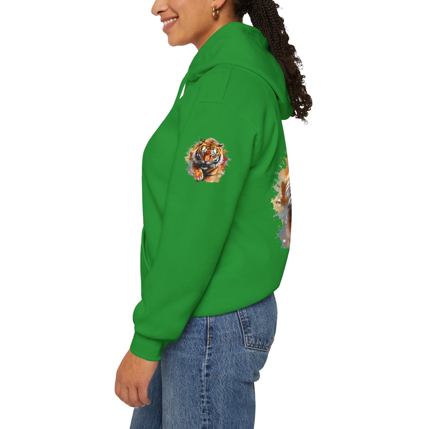 Princess Grace Fierce Tiger Graphic Unisex Heavy Blend Hoodie