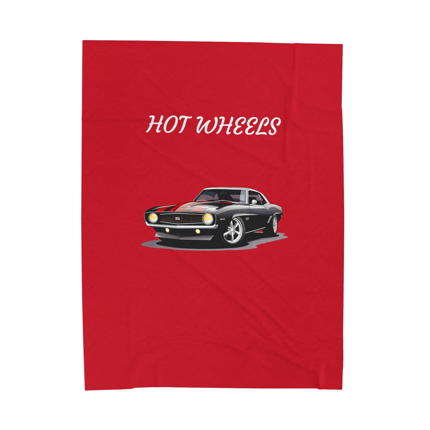 Princess Grace Hot Wheels Velveteen Plush Blanket Cozy Car Themed Throw for Auto Enthusiasts