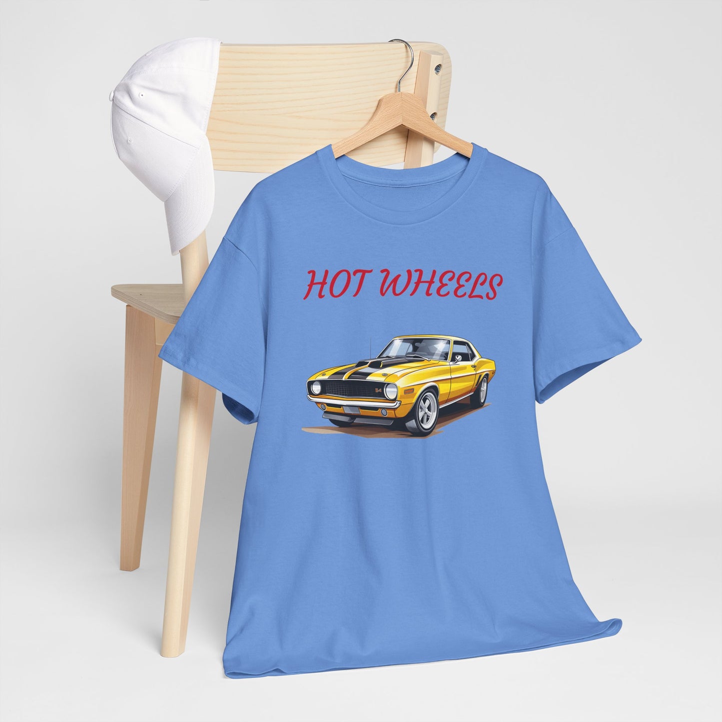 Princess Grace Retro Hot Wheels Unisex Heavy Cotton Tee Classic Car Graphic T-Shirt