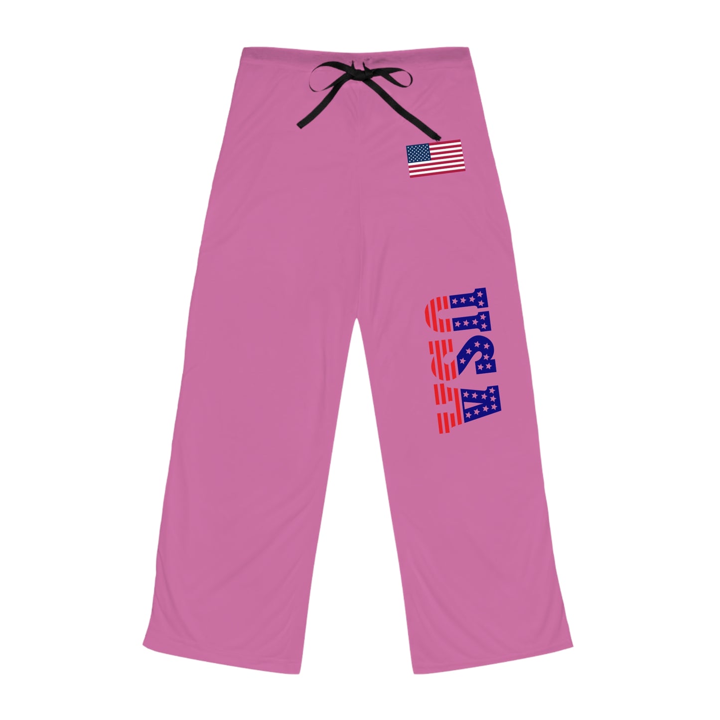 Princess Grace Patriotic Pajama Pants USA Flag Design Comfortable Sleepwear
