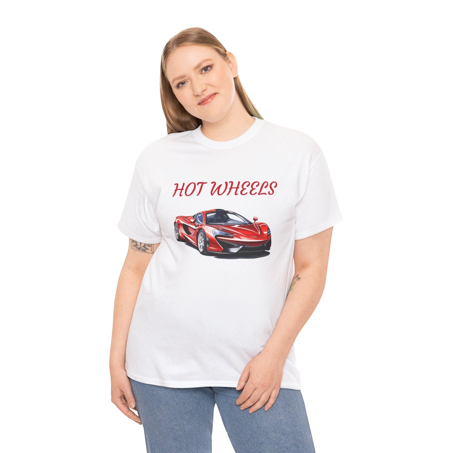 Princess Grace Hot Wheels Car Graphic Unisex Heavy Cotton Tee