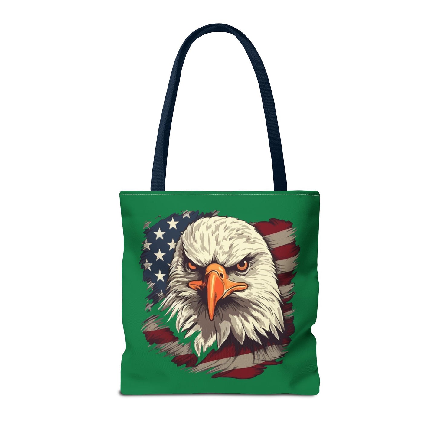 Patriotic Eagle Tote Bag American Flag Design