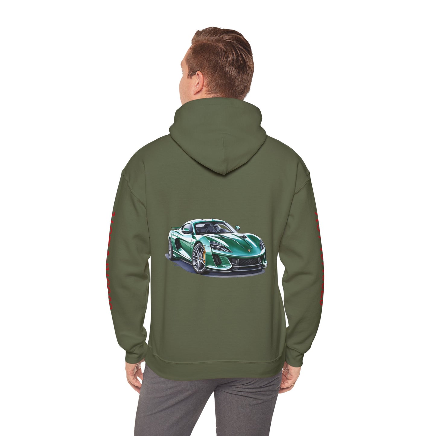 Princess Grace Hot Wheels Automotive Hoodie for Car Enthusiasts Unisex Heavy Blend Sweatshirt