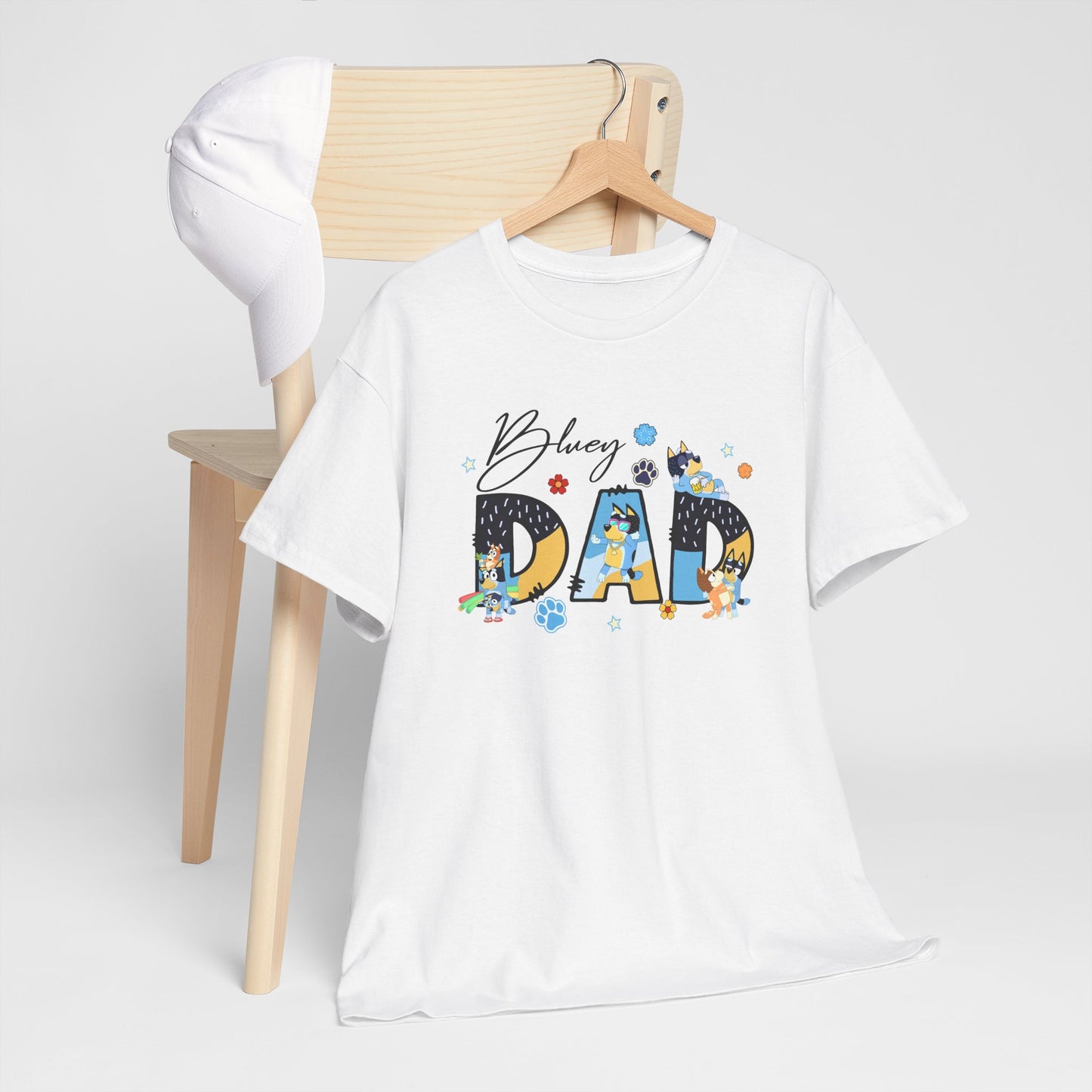 Princess Grace Fun 'Blessed Dad' Unisex Heavy Cotton Tee Perfect Gift for Father's Day