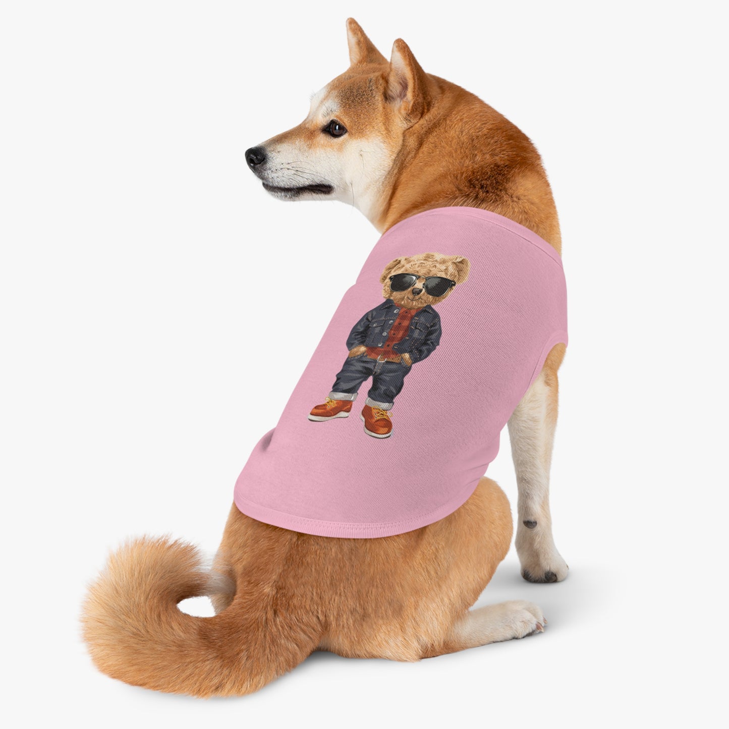 Princess Grace CUTE Cool Bear Pet Tank Top Trendy Dog Apparel for Stylish Pets