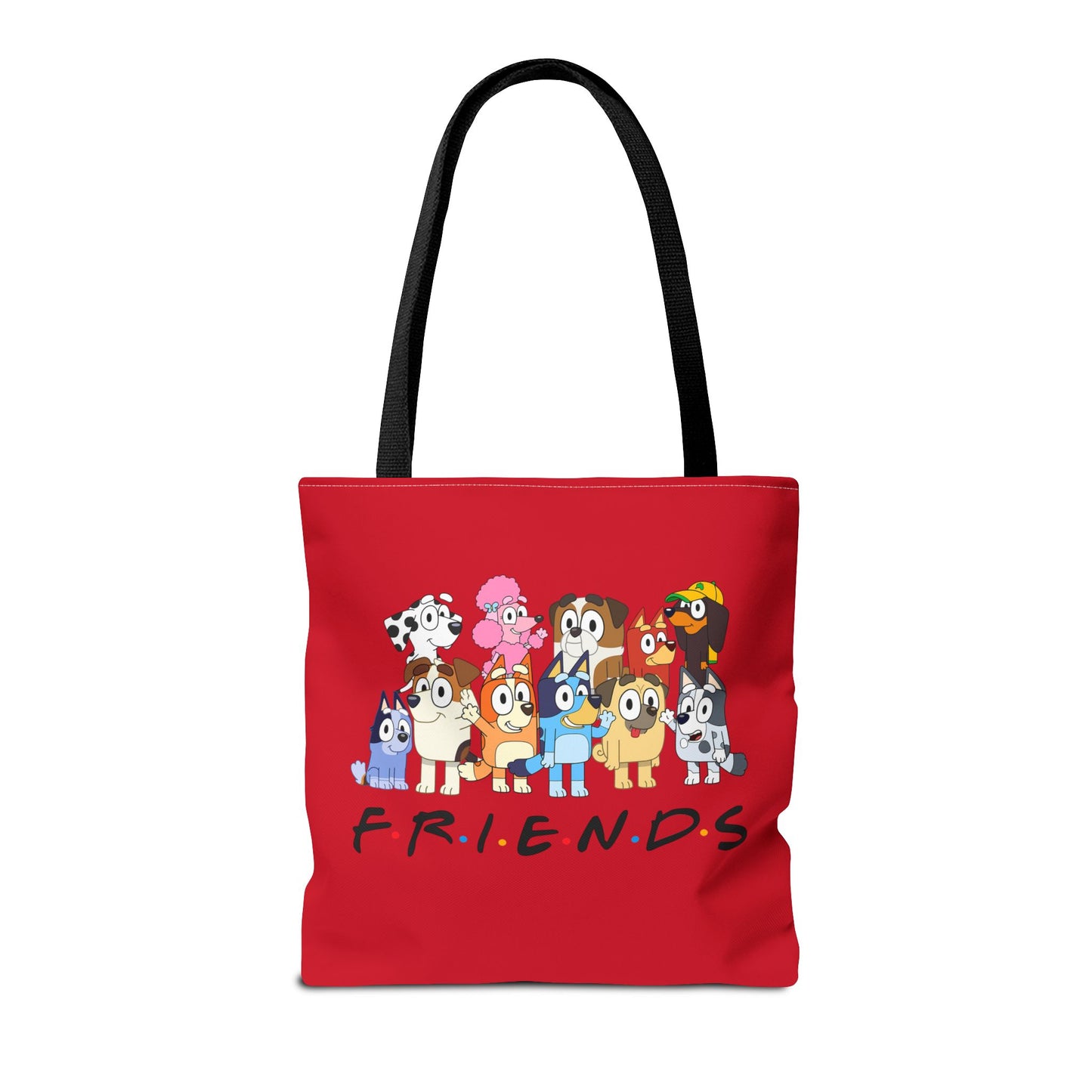 Princess Grace Colorful Cartoon Friends Tote Bag Perfect for Animal Lovers and Everyday Use