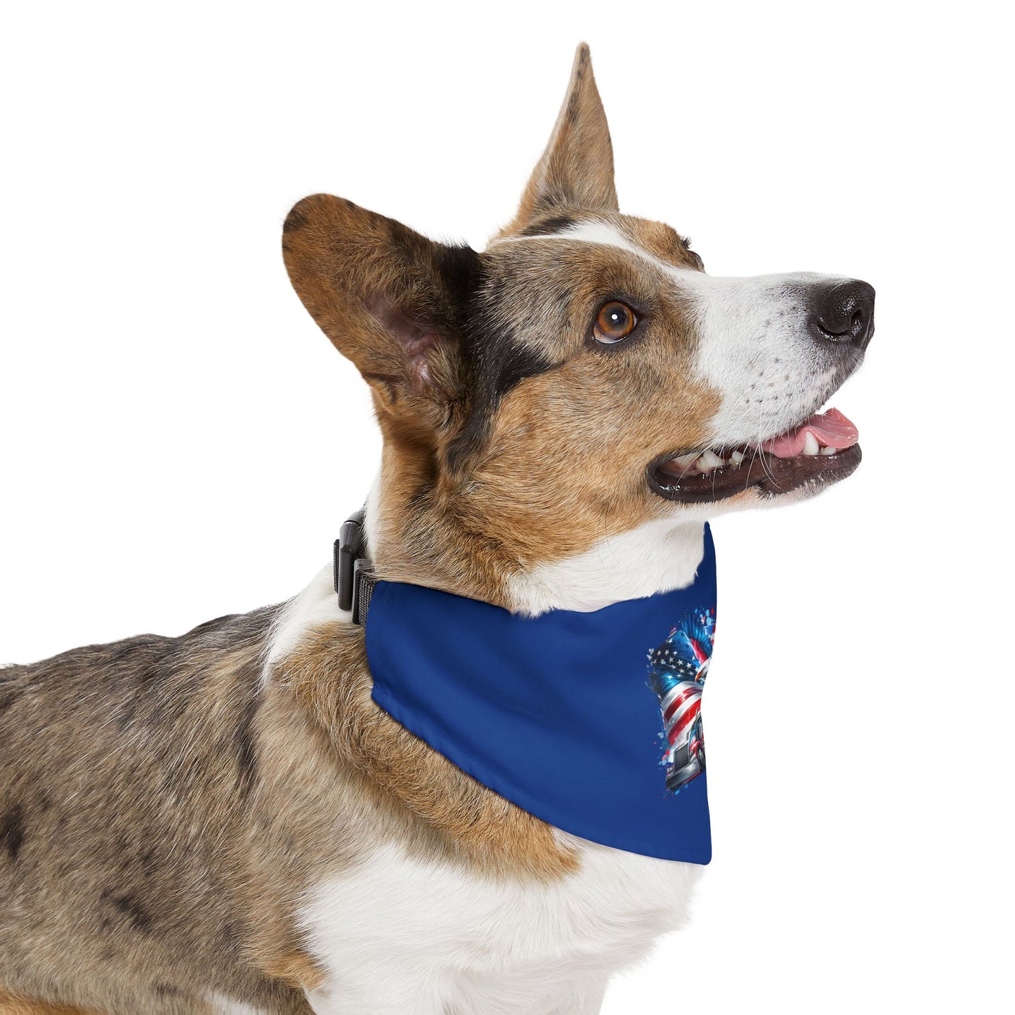Princess Grace Patriotic Pet Bandana Collar USA Flag Design for Dogs