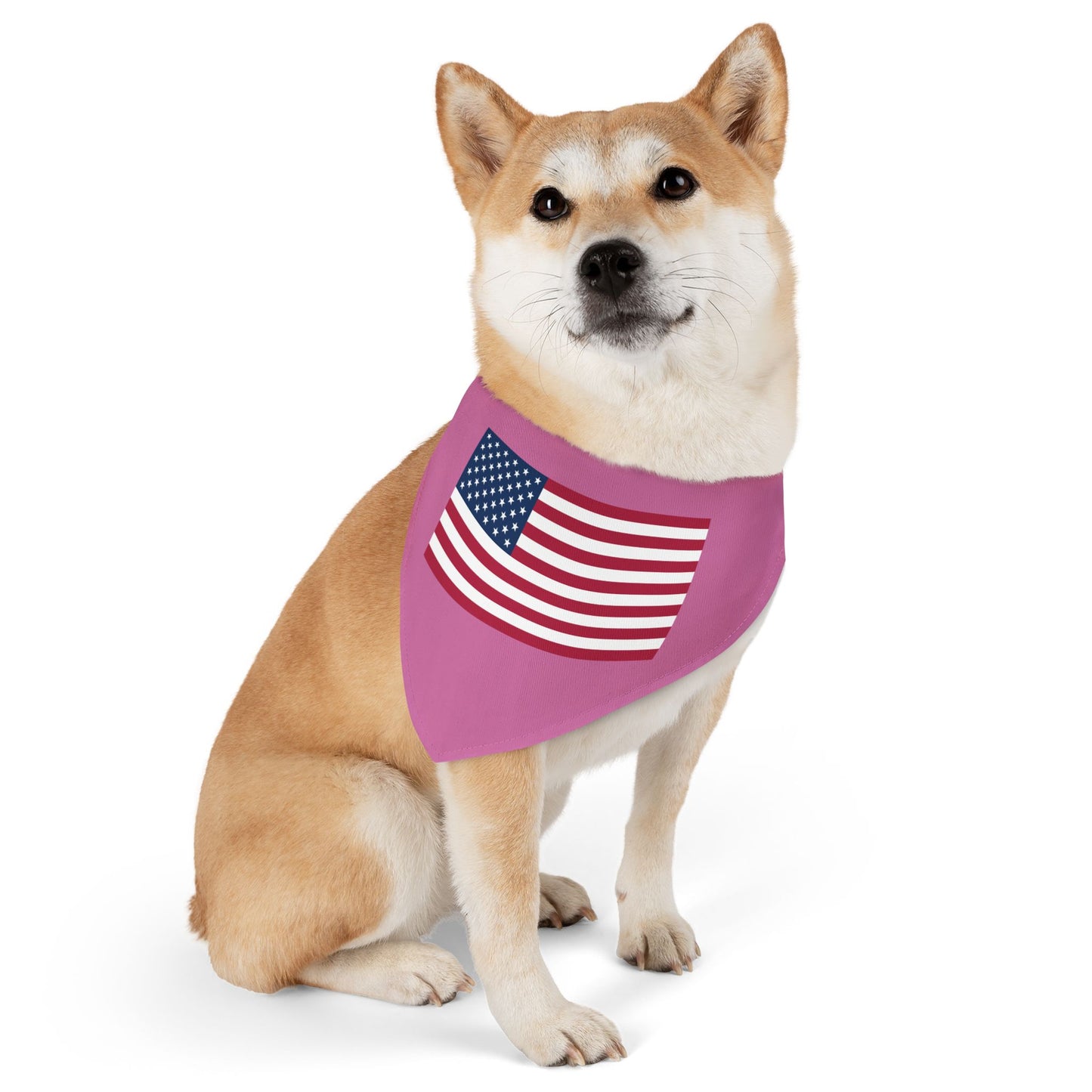 Princess Grace Patriotic Pet Bandana Collar USA Flag Design for Dogs