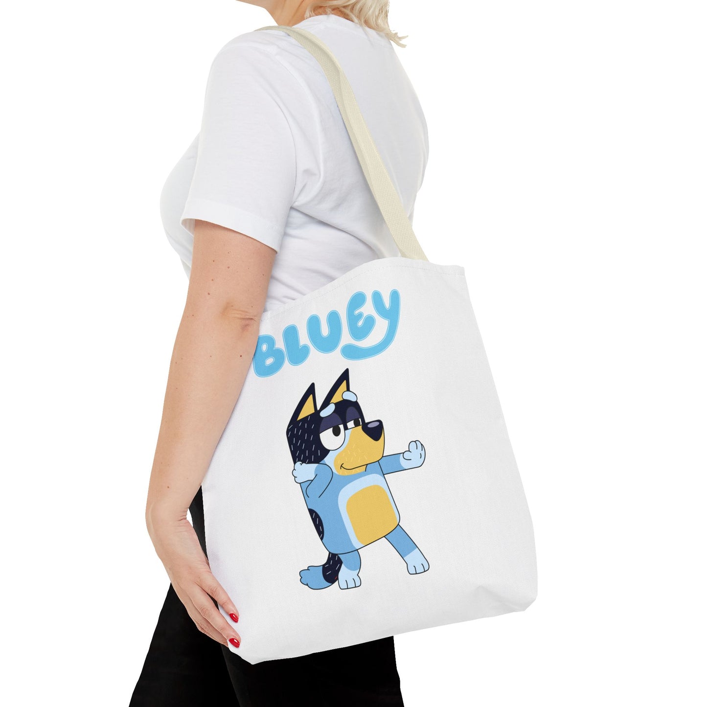 Princess Grace Cute Bluey Cartoon Tote Bag Perfect for Kids & Parents