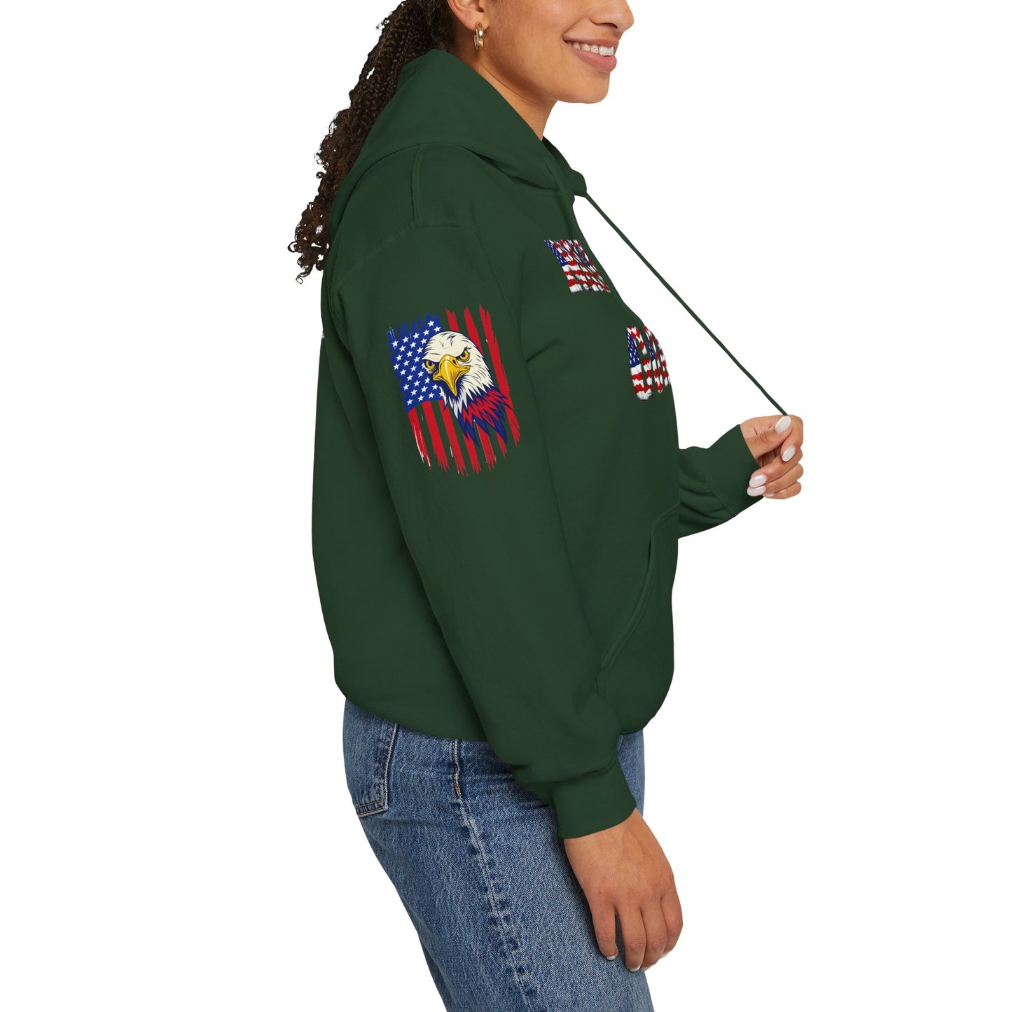 Princess Grace National Guard Patriotic Hoodie Unisex Heavy Blend Sweatshirt