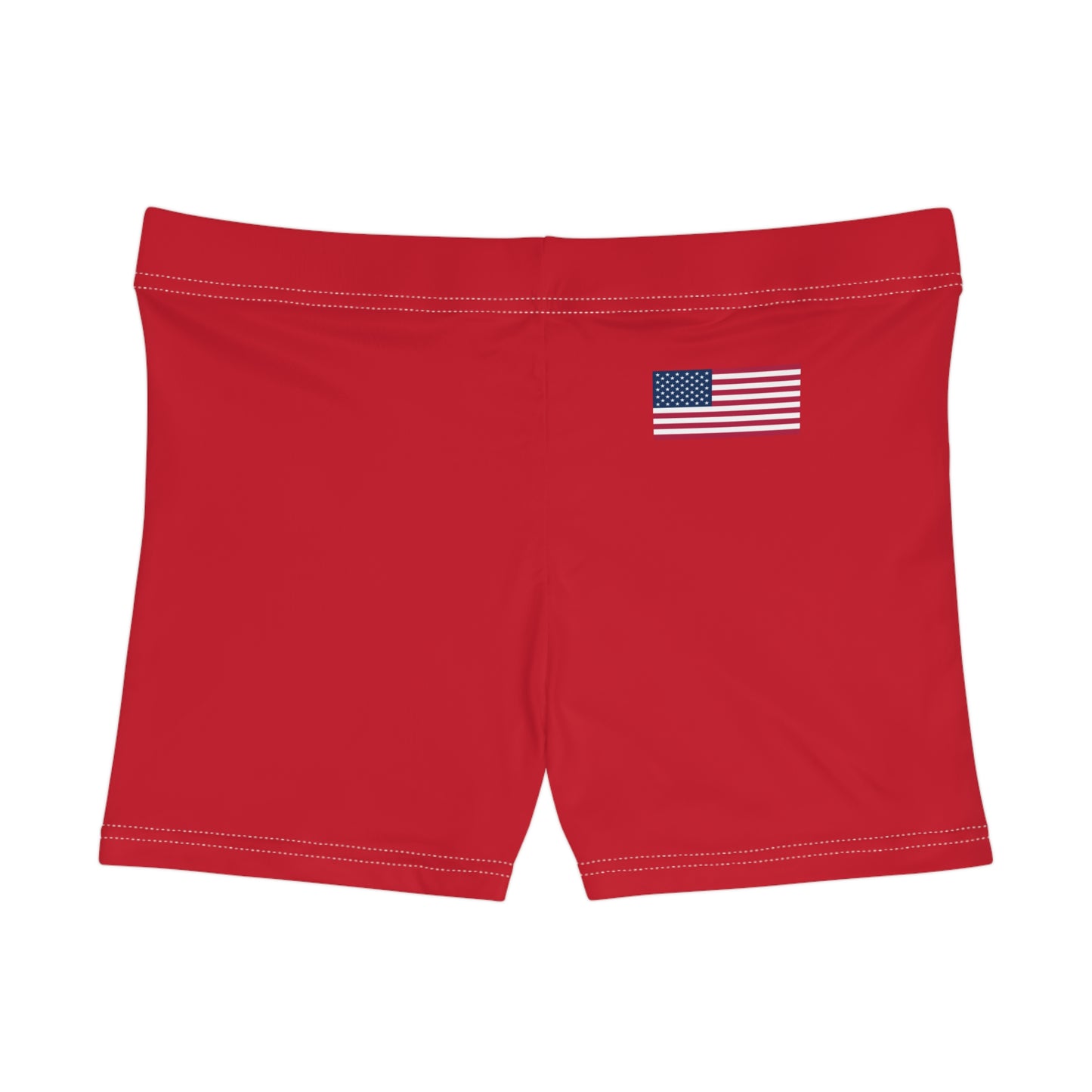 Princess Grace Patriotic Women's Shorts with American Flag