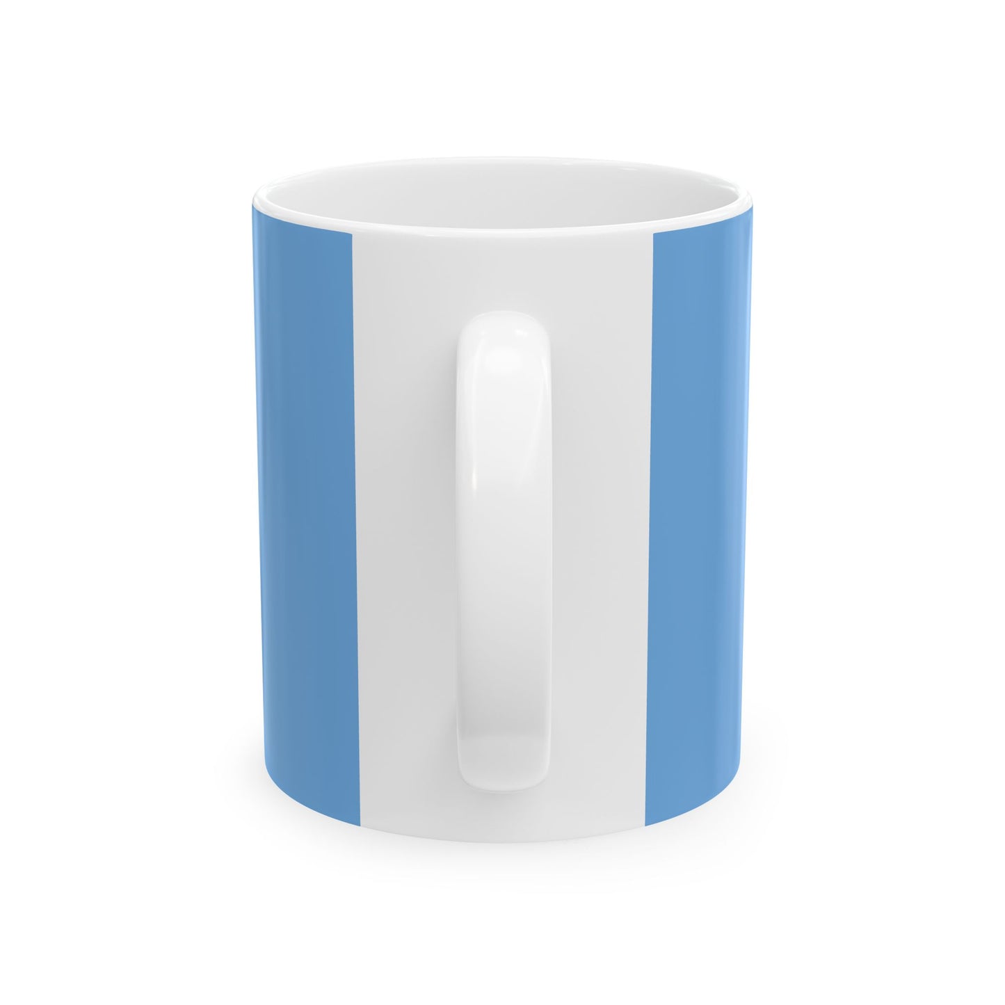 Princess Grace Motivational Ceramic Mug "No Stress Because" Perfect Gift for Relaxation