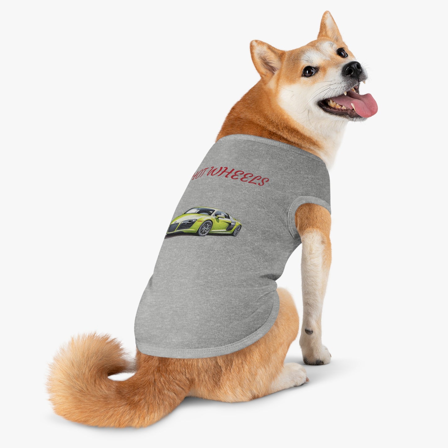 Princess Grace Hot Wheels Pet Tank Top Stylish Car Theme for Dog Lovers