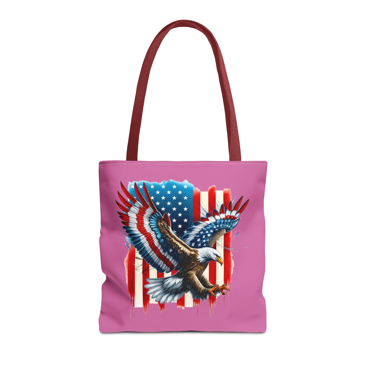 Princess Grace Patriotic Eagle Tote Bag American Flag Design