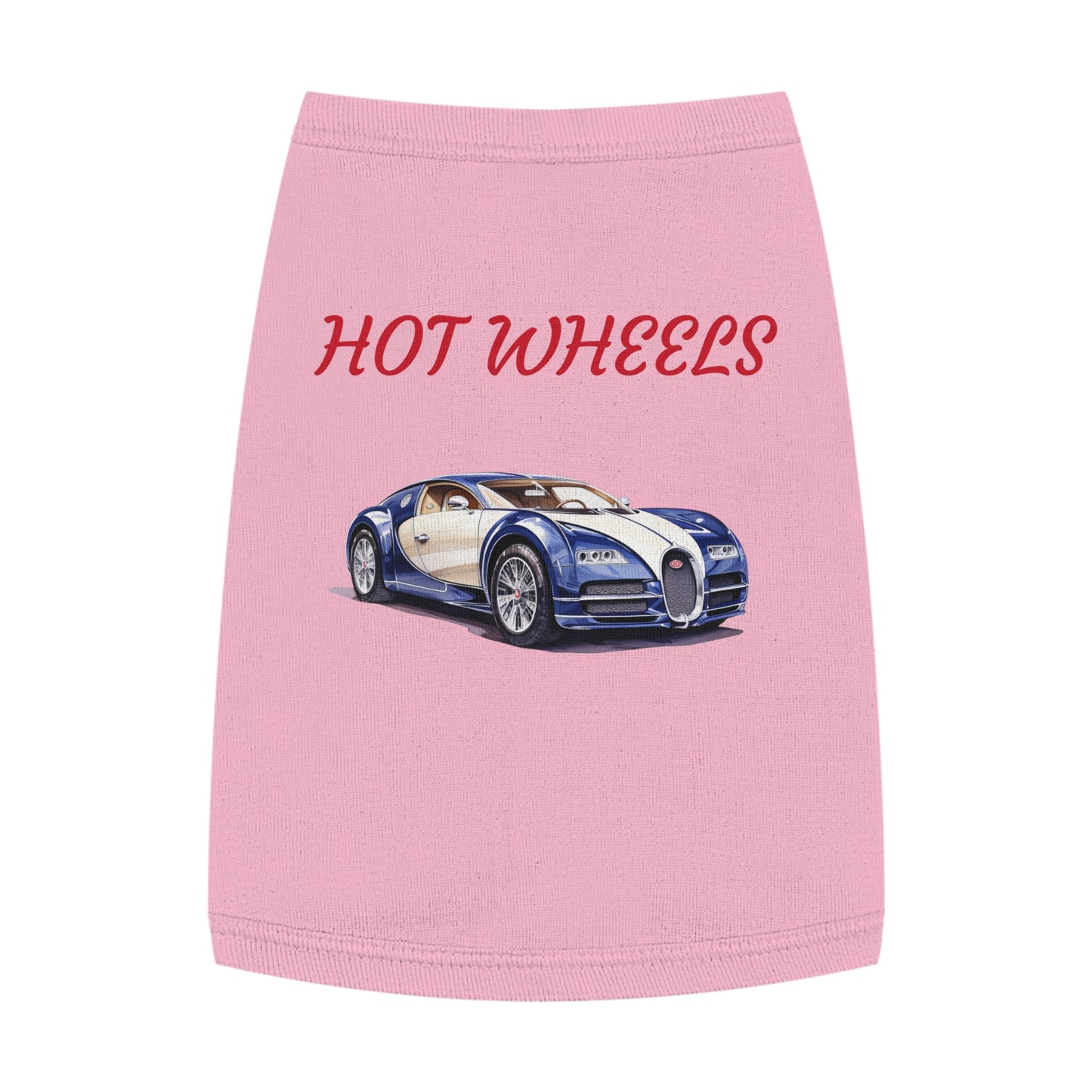 Princess Grace Hot Wheels Pet Tank Top for Car Lovers Stylish Dog Apparel