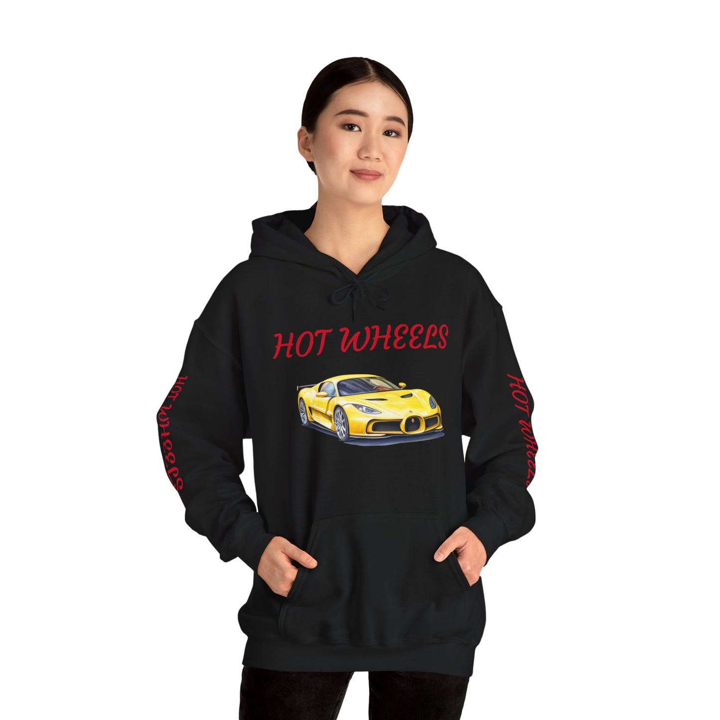Princess Grace Hot Wheels Unisex Hooded Sweatshirt Racing Style for Car Enthusiasts